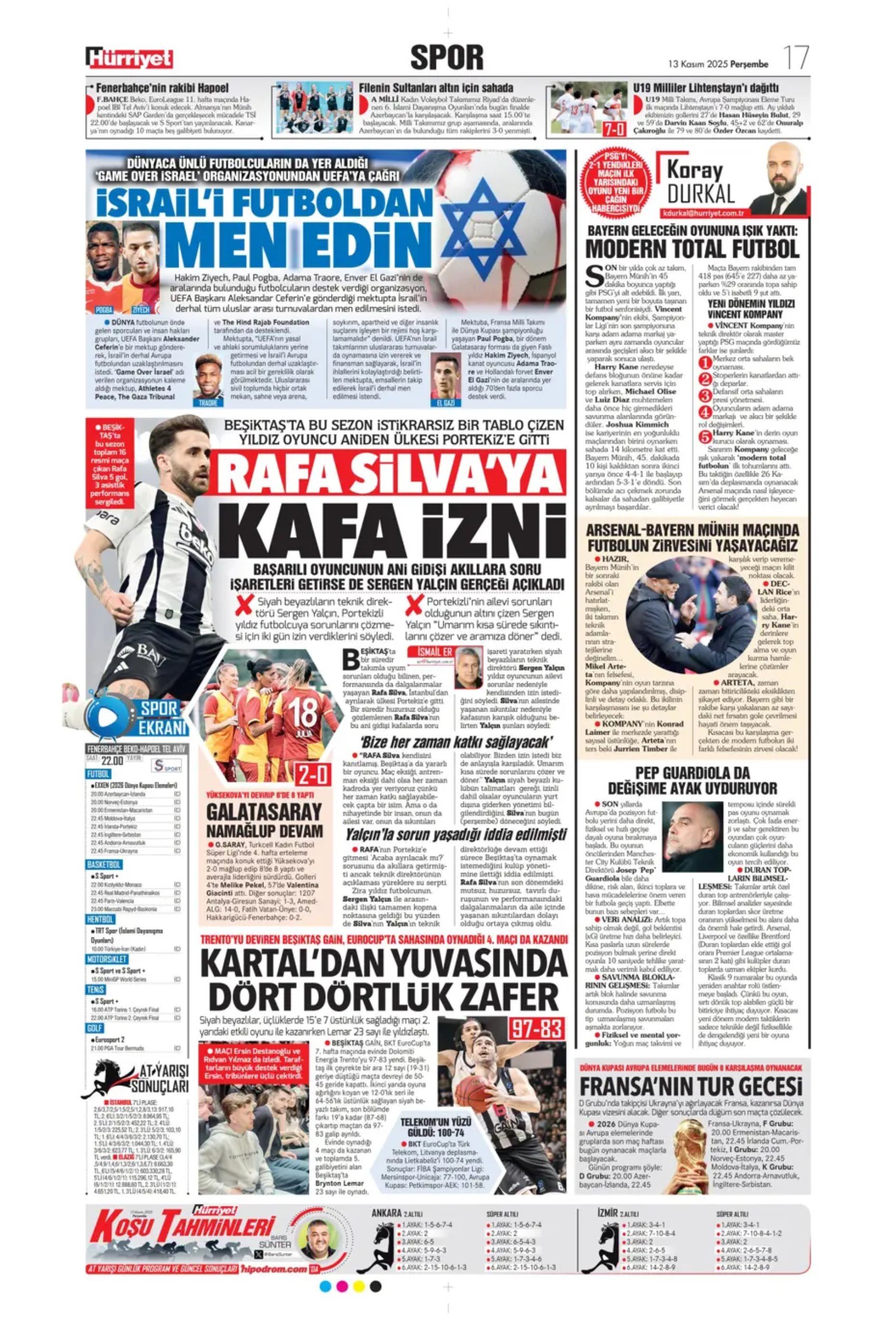 Sporda günün manşetleri... Transferde sıcak saatler: Galatasaray iki yıldız ismi gündemine aldı!