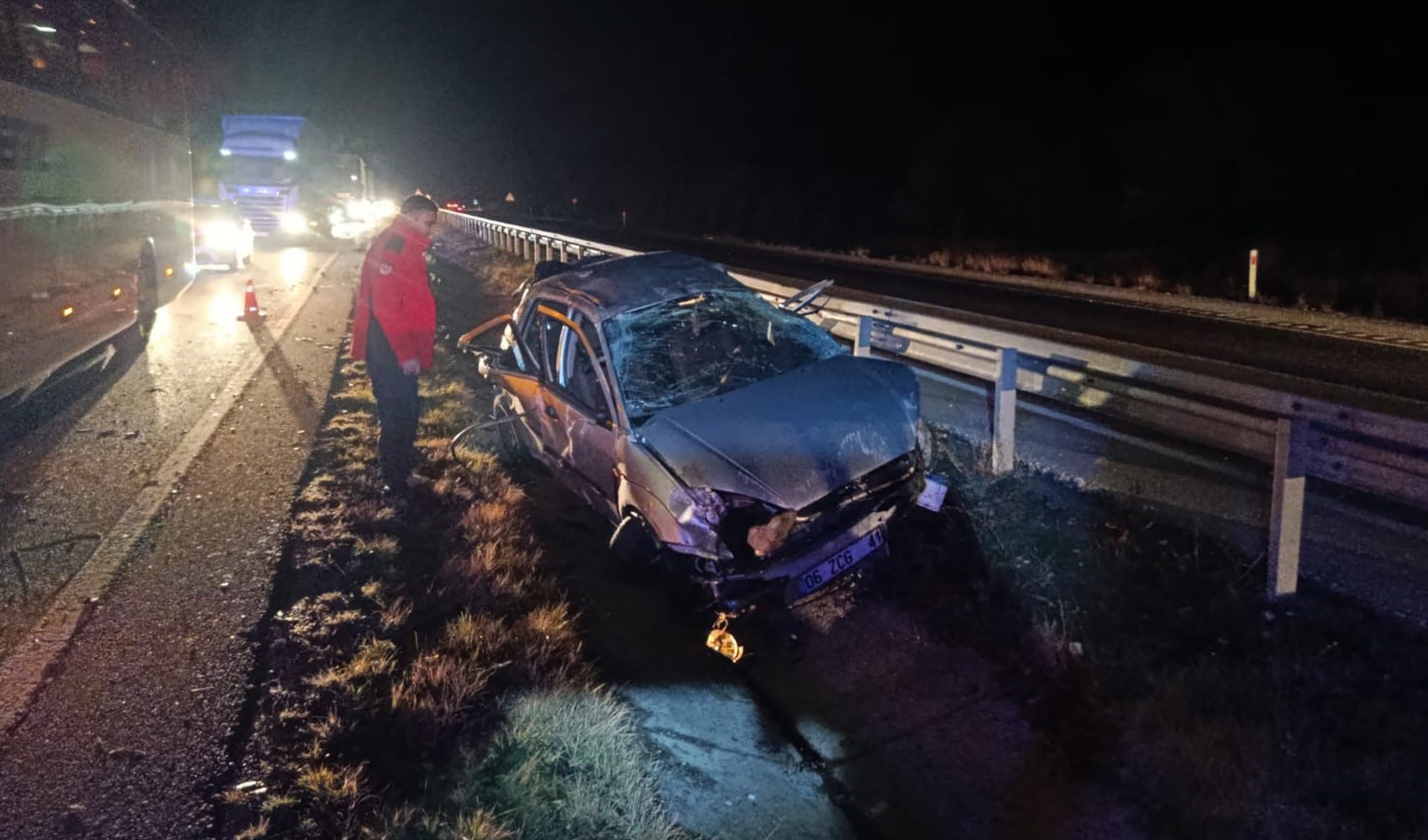 Otostopla bindiği araç sonu oldu