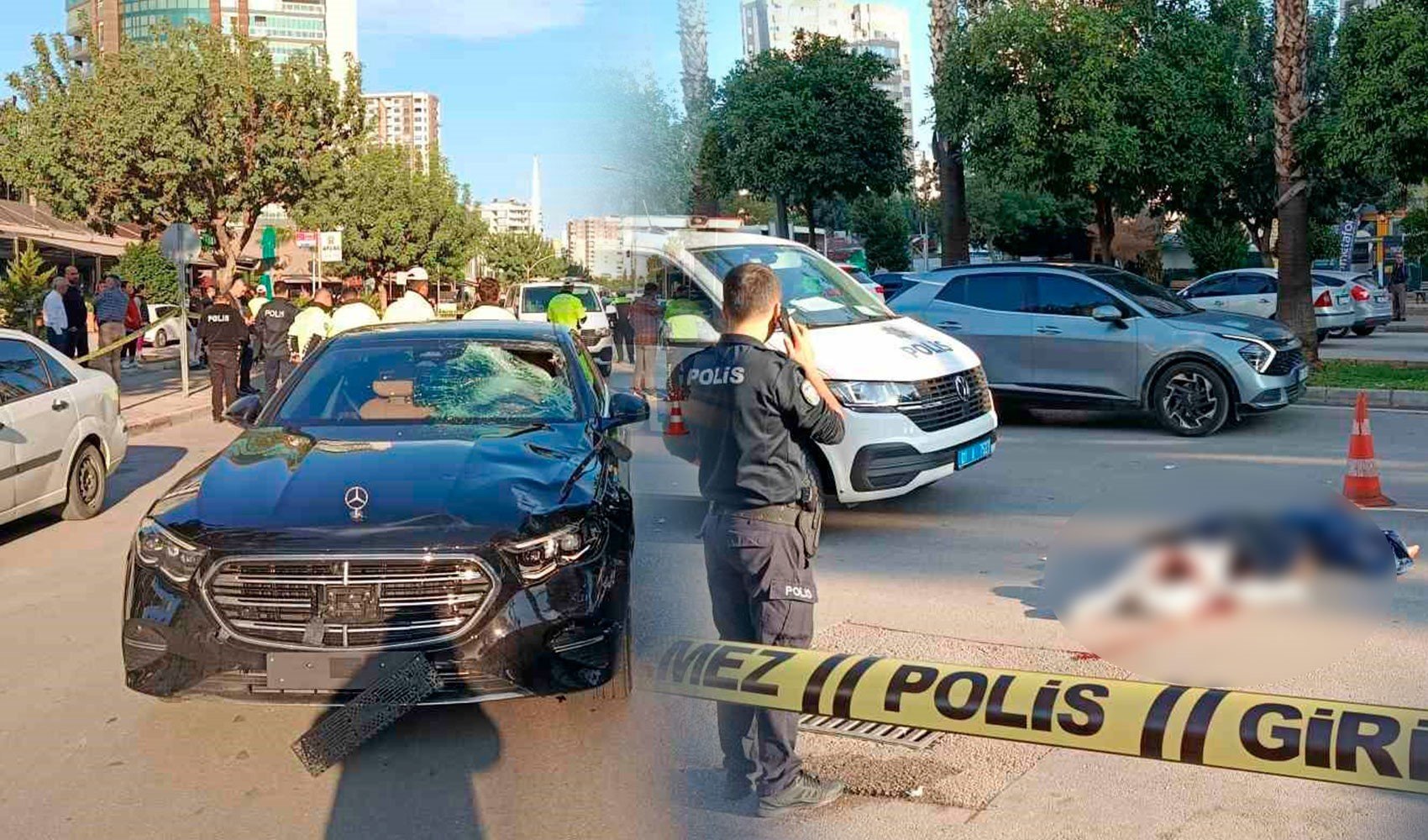 Adana'da kahreden olay: Yaya geçidinde bisikletli çocuğu hayattan koparan zanlı kaçtı!