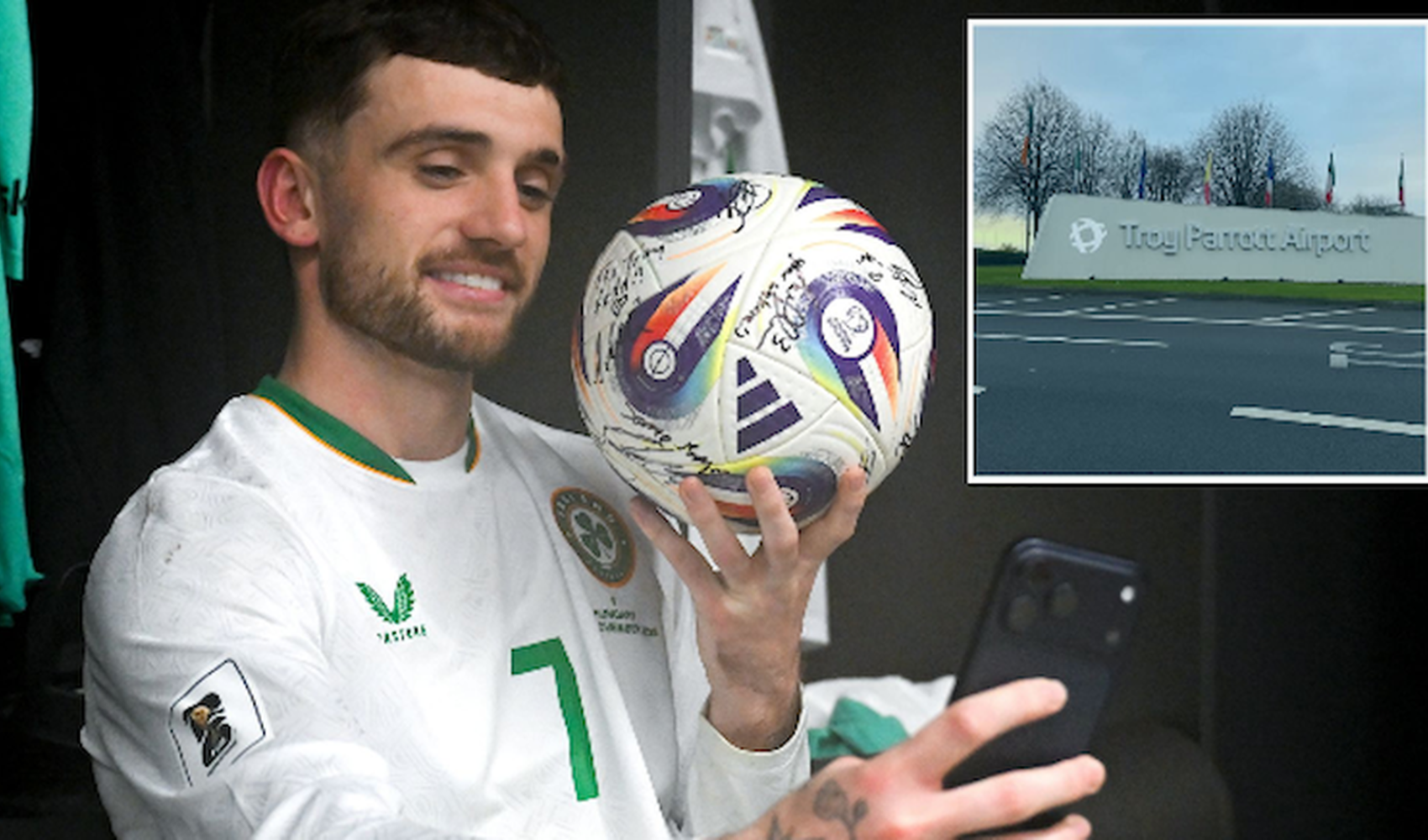 Troy Parrott’un hat-trick’i Dublin Havalimanı’na yeni isim kazandırdı