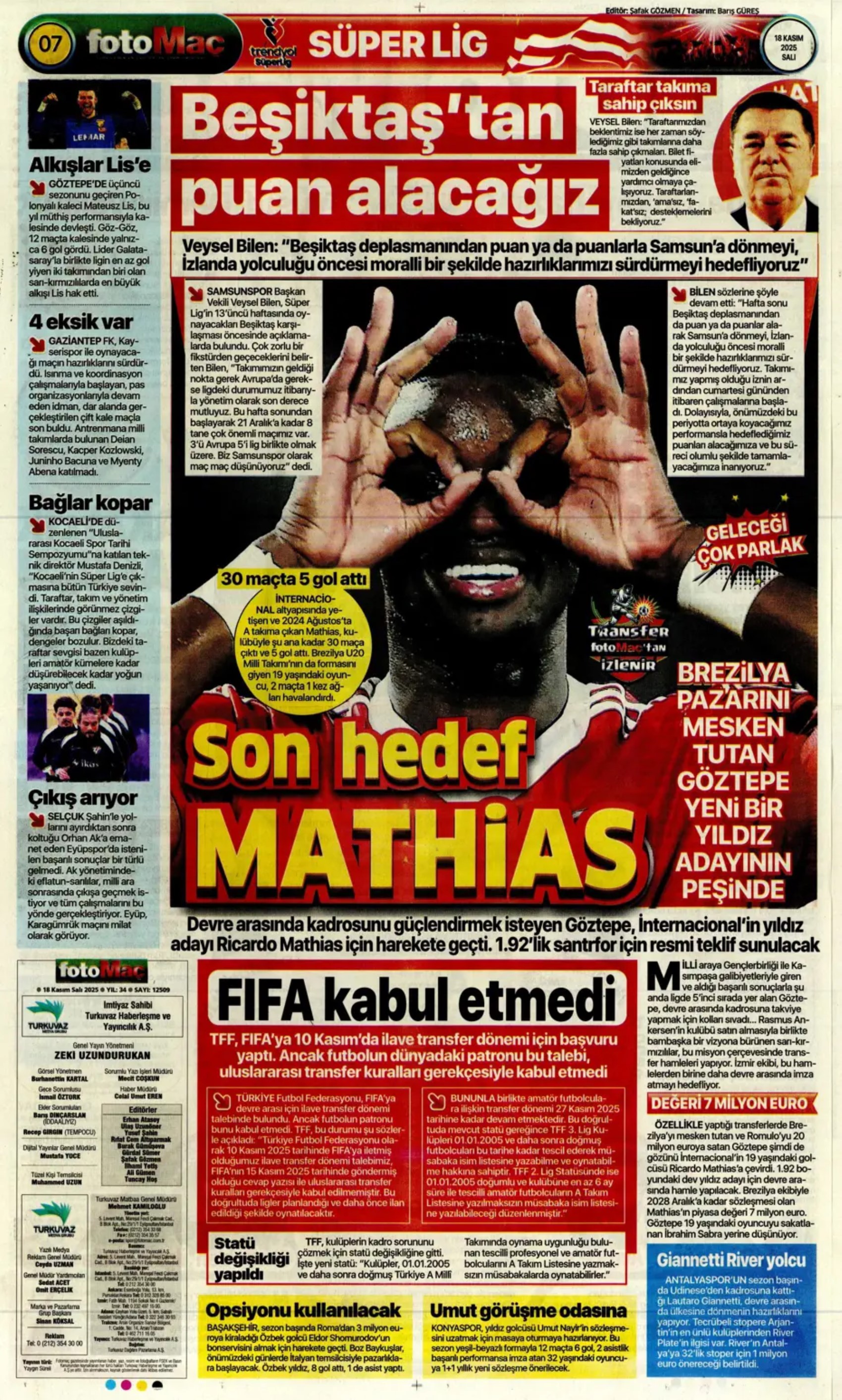 Sporda günün manşetleri: Sörloth'la ilk temas... Lookman yükleniyor!