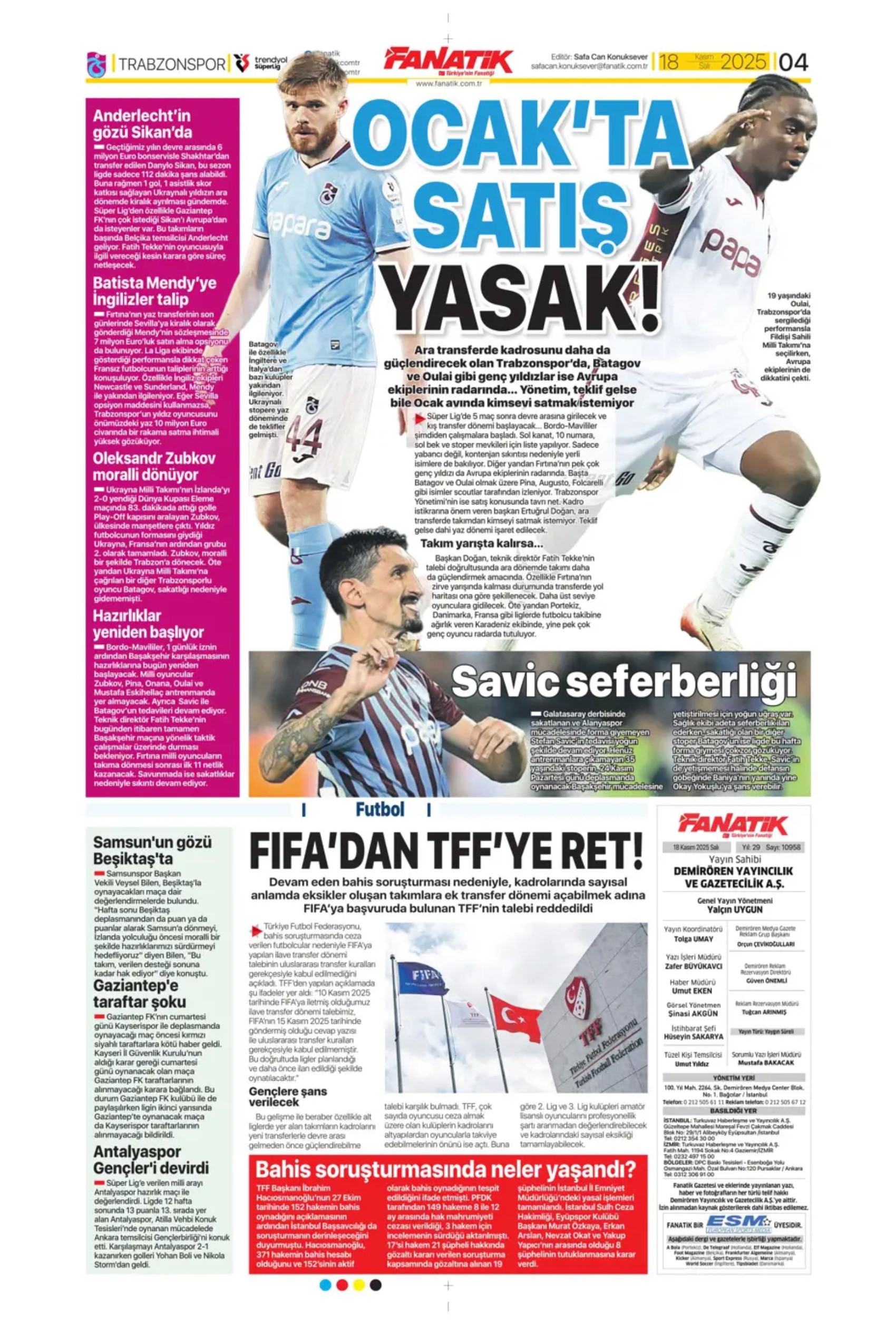 Sporda günün manşetleri: Sörloth'la ilk temas... Lookman yükleniyor!