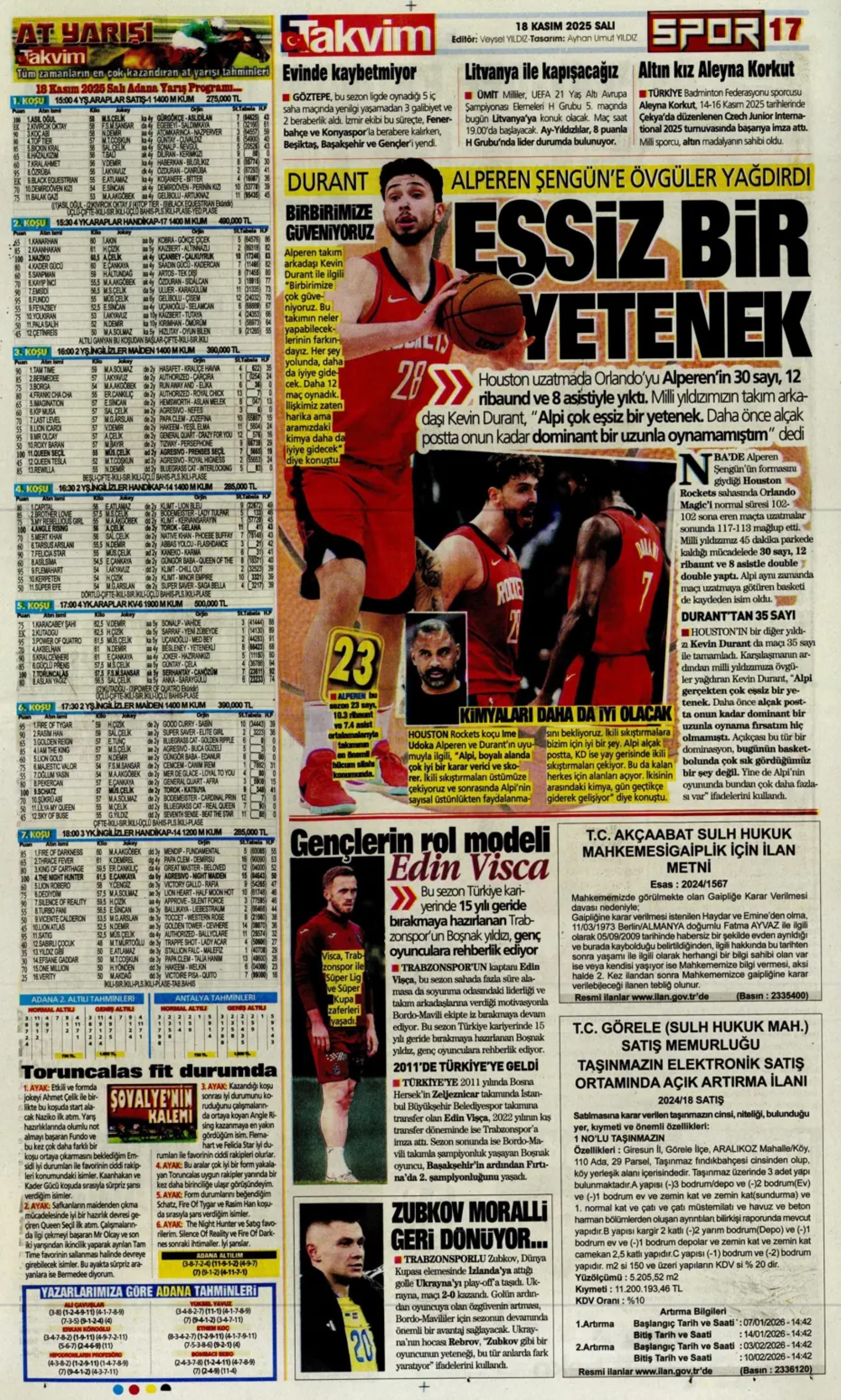 Sporda günün manşetleri: Sörloth'la ilk temas... Lookman yükleniyor!