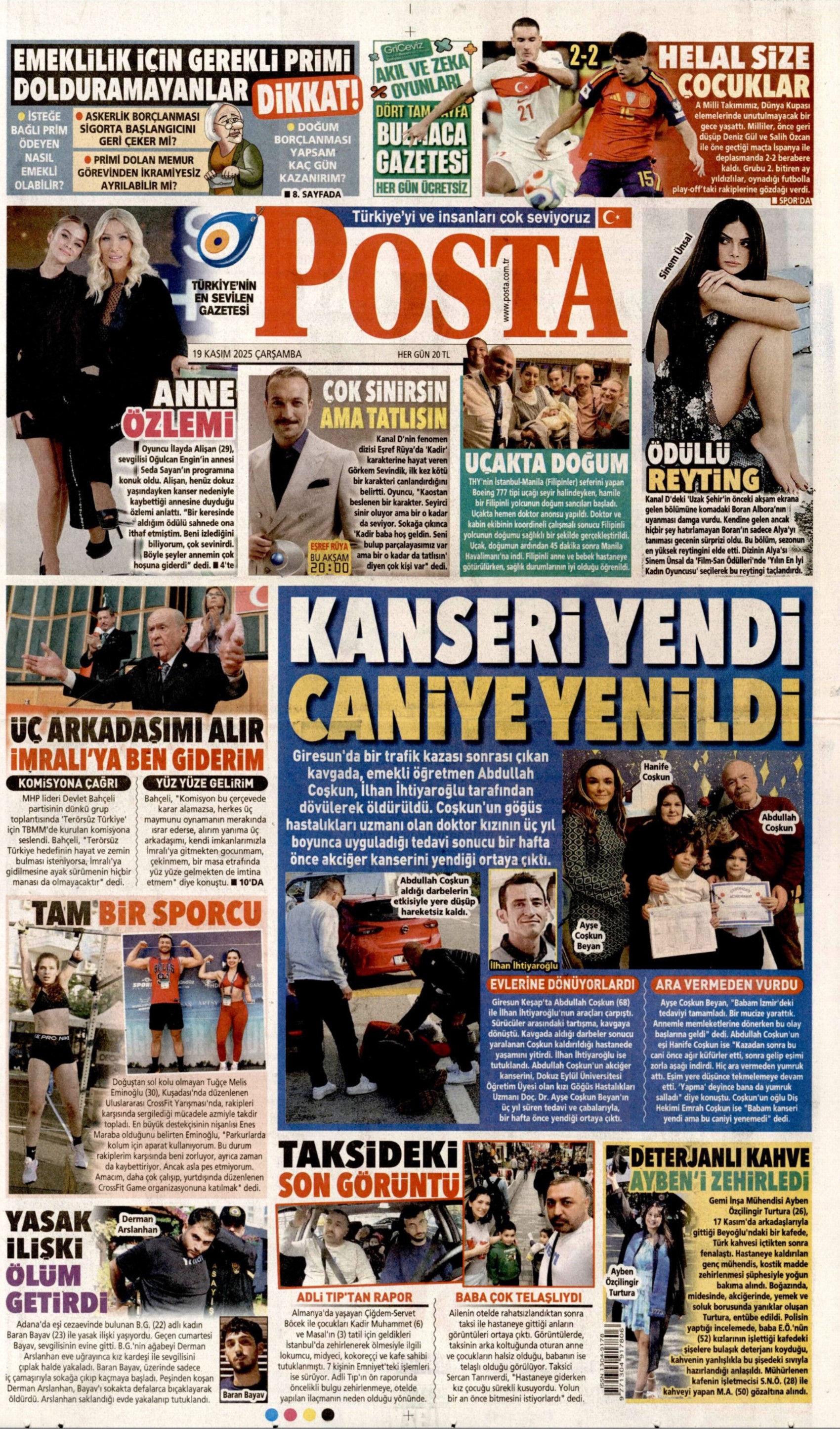 19 Kasım 2025 gazete manşetleri: Gazeteler, Bahçeli'nin 'İmralı'ya ben giderim' çıkışını nasıl gördü?