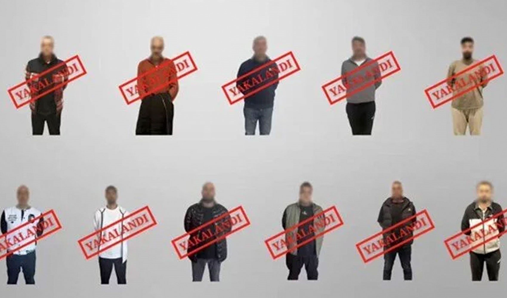 Ulusal seviye ve kırmızı bültenle aranan 11 kişi yakalandı