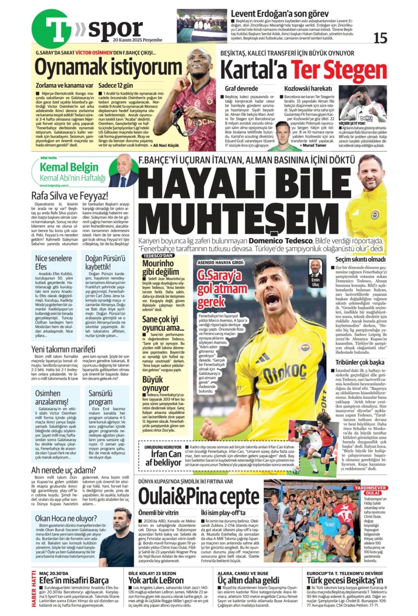 Sporun manşetleri... MASAK, hakemleri mercek altına aldı: 5 yılda 18 bin bahis oynamışlar