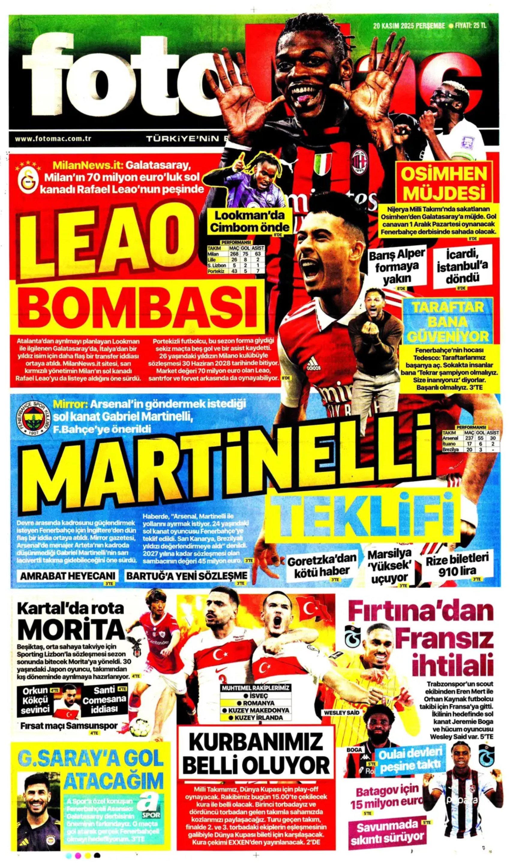 Sporun manşetleri... MASAK, hakemleri mercek altına aldı: 5 yılda 18 bin bahis oynamışlar