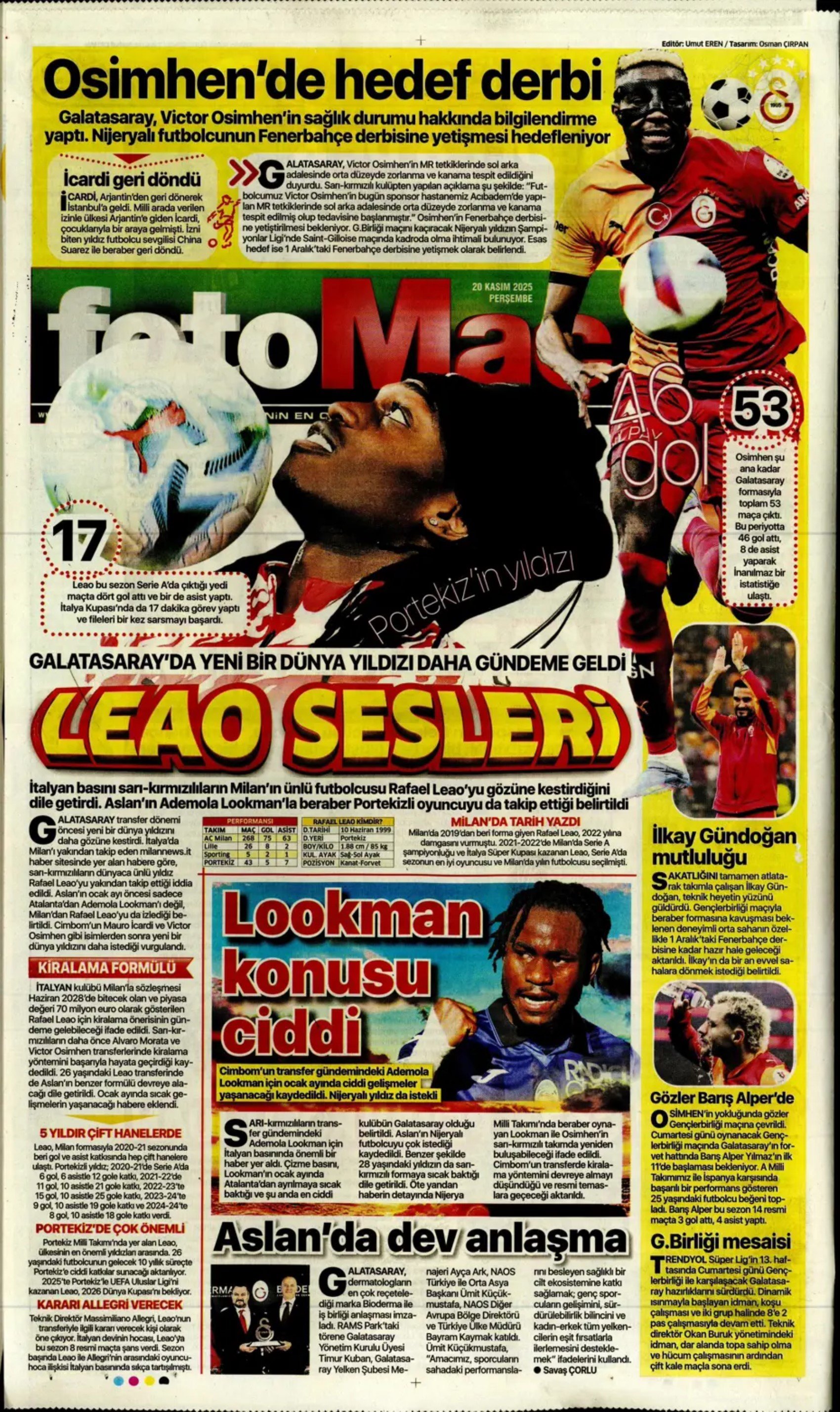 Sporun manşetleri... MASAK, hakemleri mercek altına aldı: 5 yılda 18 bin bahis oynamışlar