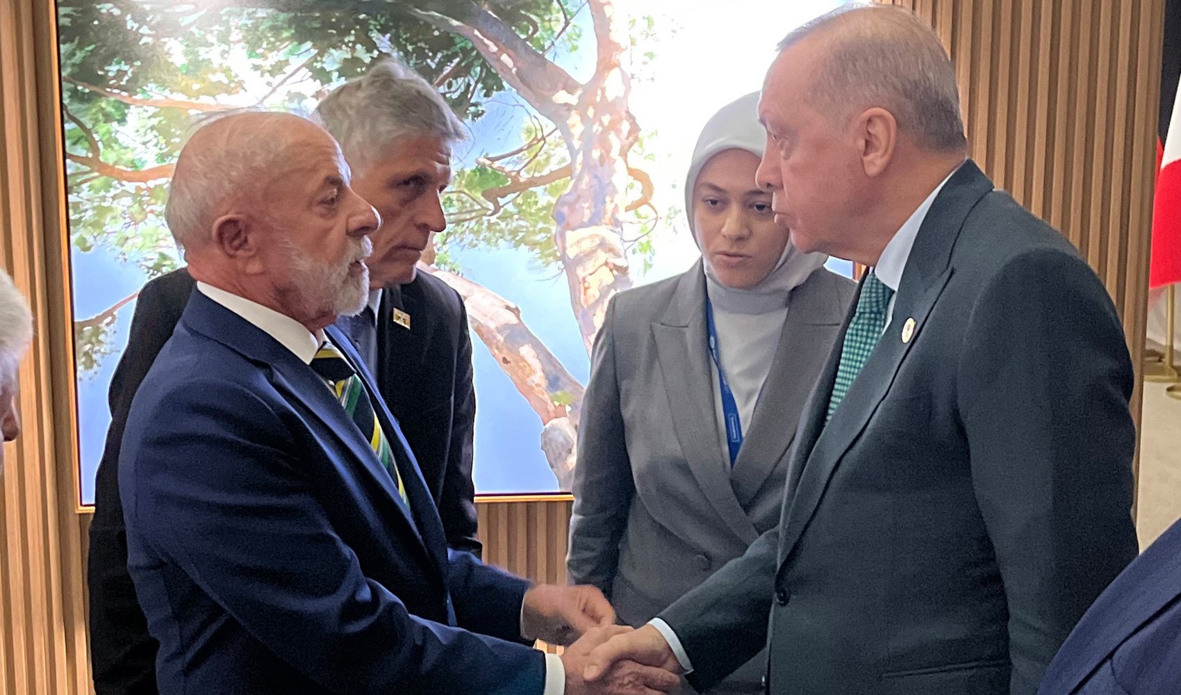 Cumhurbaşkanı Erdoğan, Brezilya Devlet Başkanı Silva ile görüştü