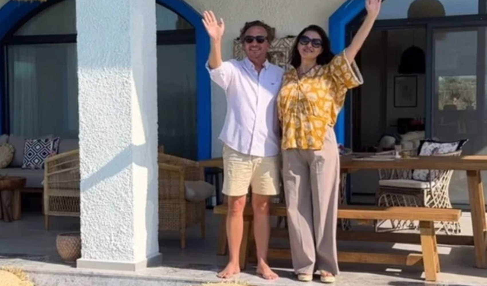 Nurgül Yeşilçay'ın yeni yaşamından kareler, huzuru Ege'de buldu