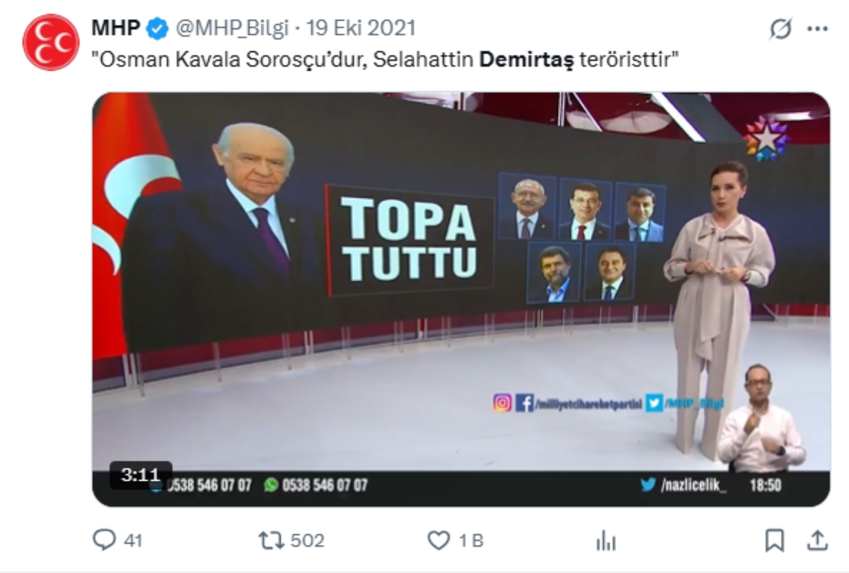 Devlet Bahçeli'nin geçmişteki Demirtaş sözleri yeniden gündemde