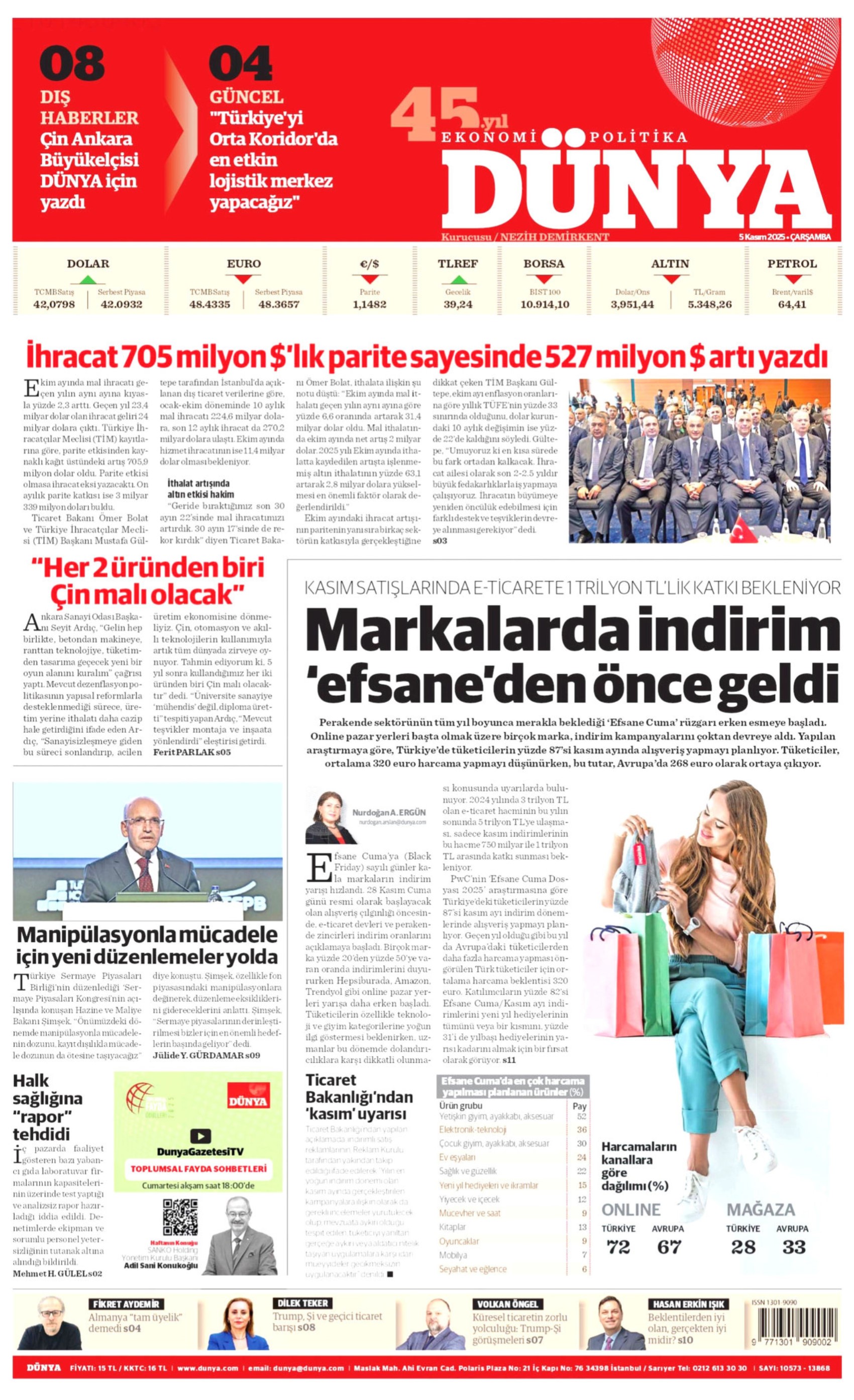 5 Kasım 2025 gazete manşetleri: Gazeteler, Bahçeli'nin Demirtaş çıkışını nasıl gördü?