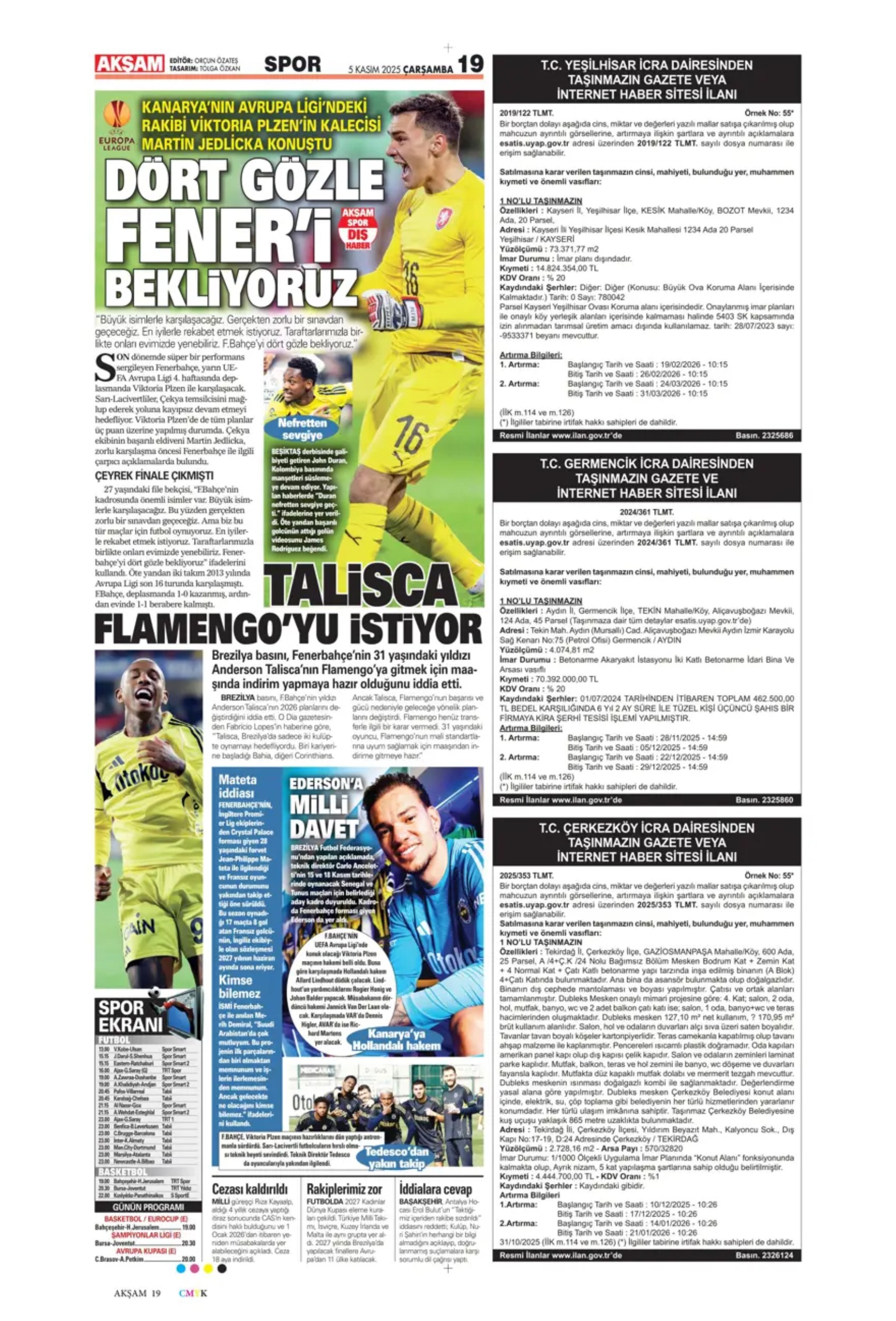 Sporda günün manşetleri... Beşiktaş'ta 141 milyon euroluk fiyasko