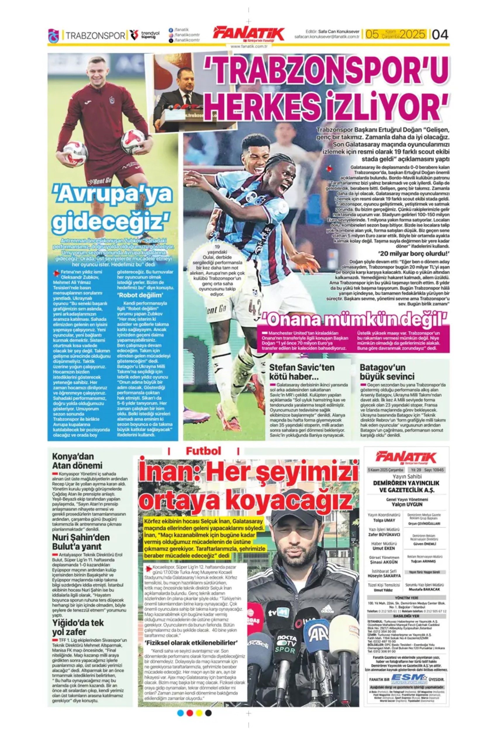 Sporda günün manşetleri... Beşiktaş'ta 141 milyon euroluk fiyasko