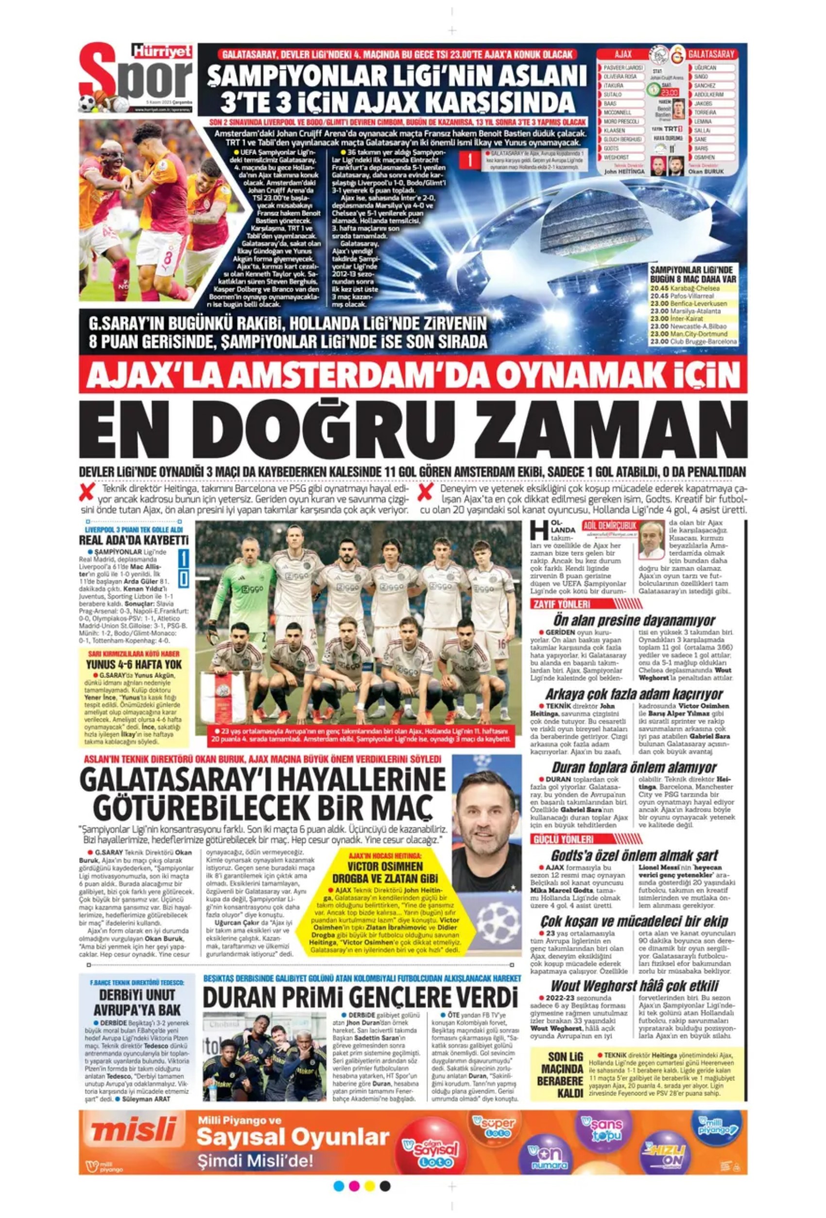 Sporda günün manşetleri... Beşiktaş'ta 141 milyon euroluk fiyasko