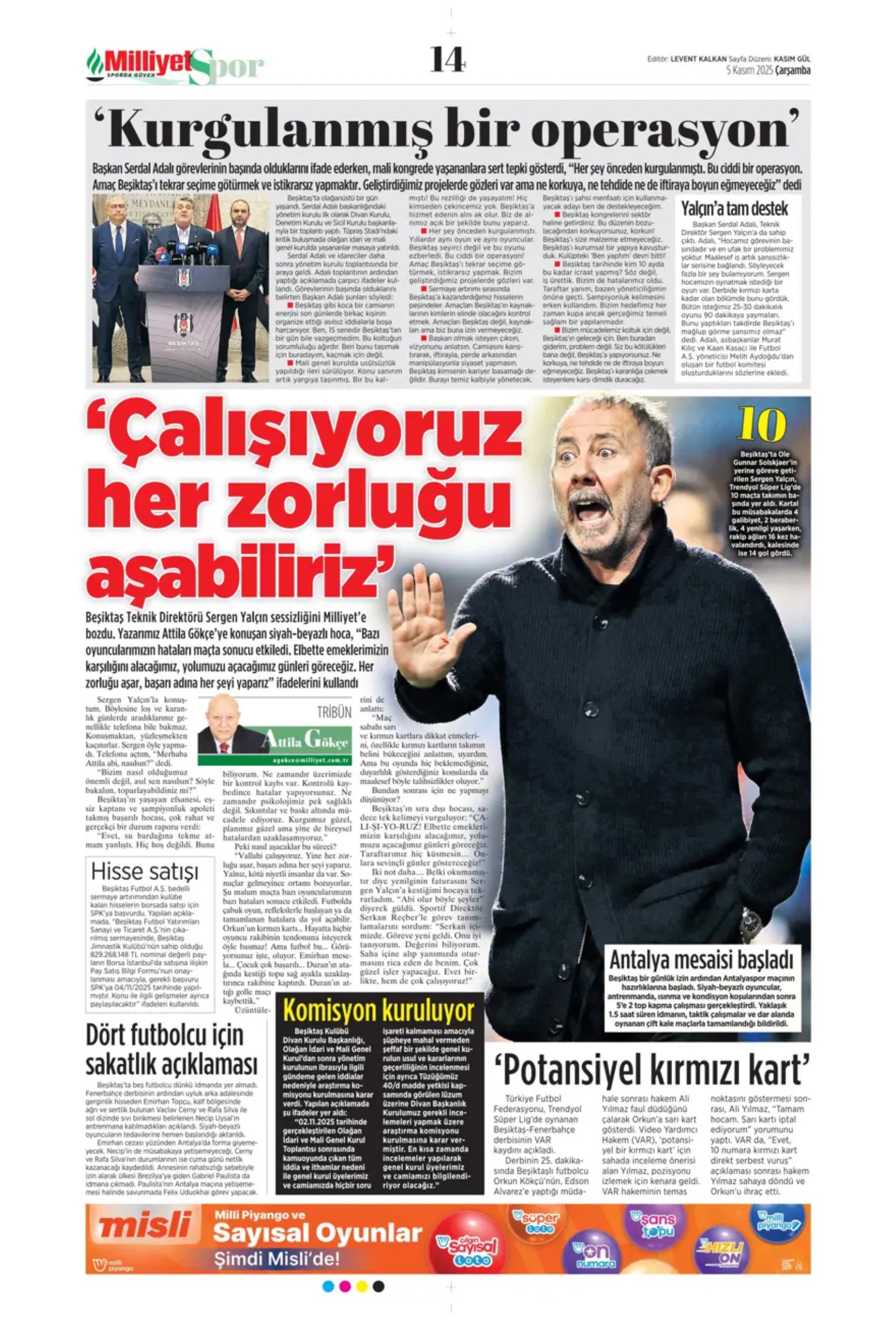 Sporda günün manşetleri... Beşiktaş'ta 141 milyon euroluk fiyasko