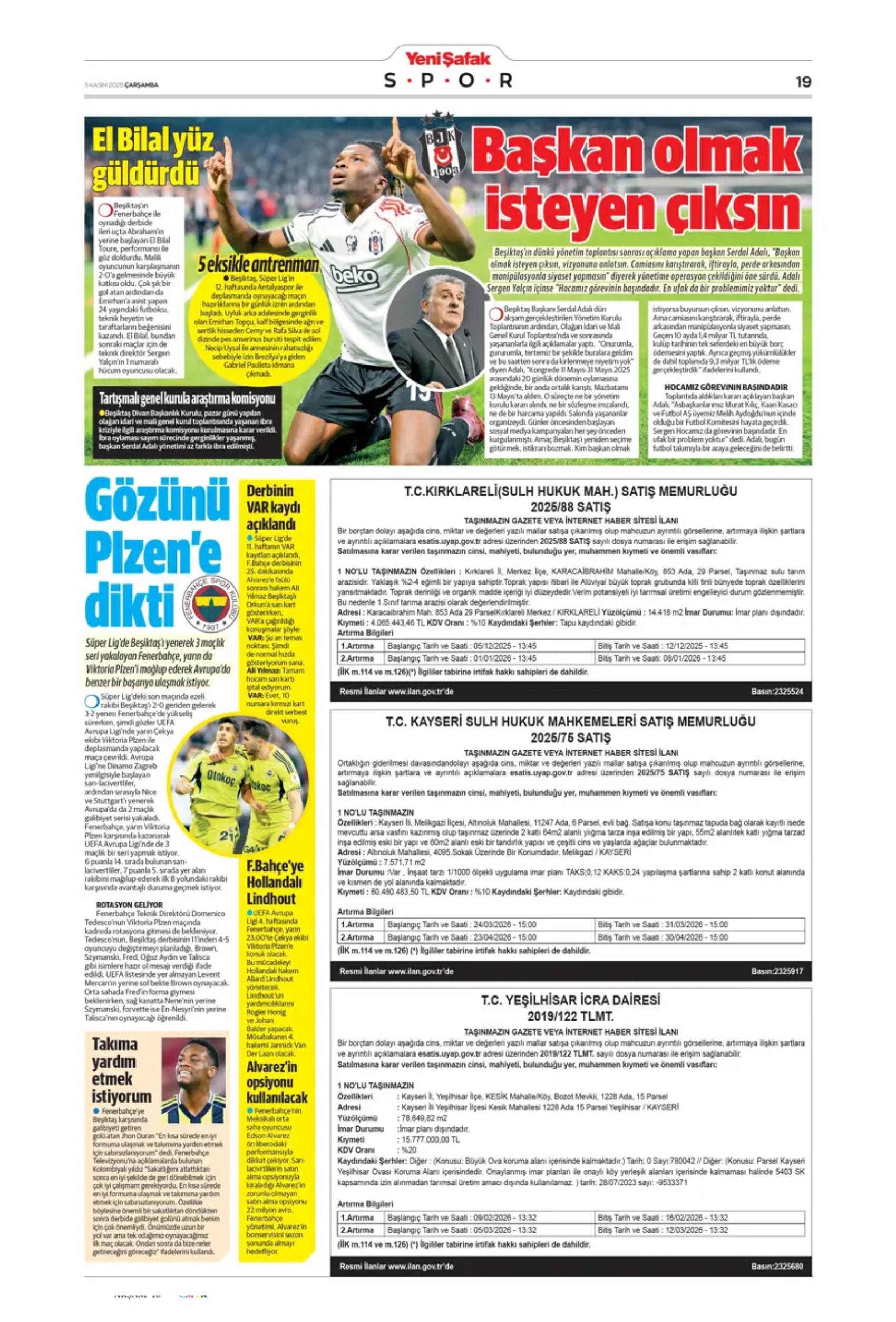 Sporda günün manşetleri... Beşiktaş'ta 141 milyon euroluk fiyasko