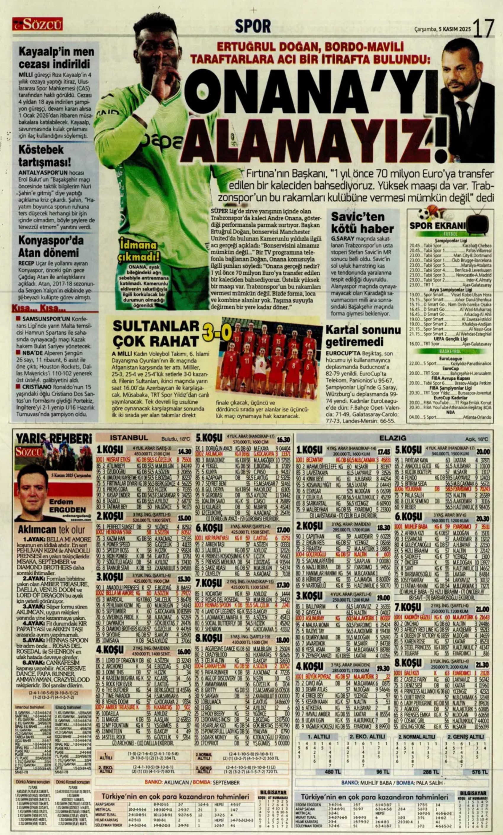 Sporda günün manşetleri... Beşiktaş'ta 141 milyon euroluk fiyasko