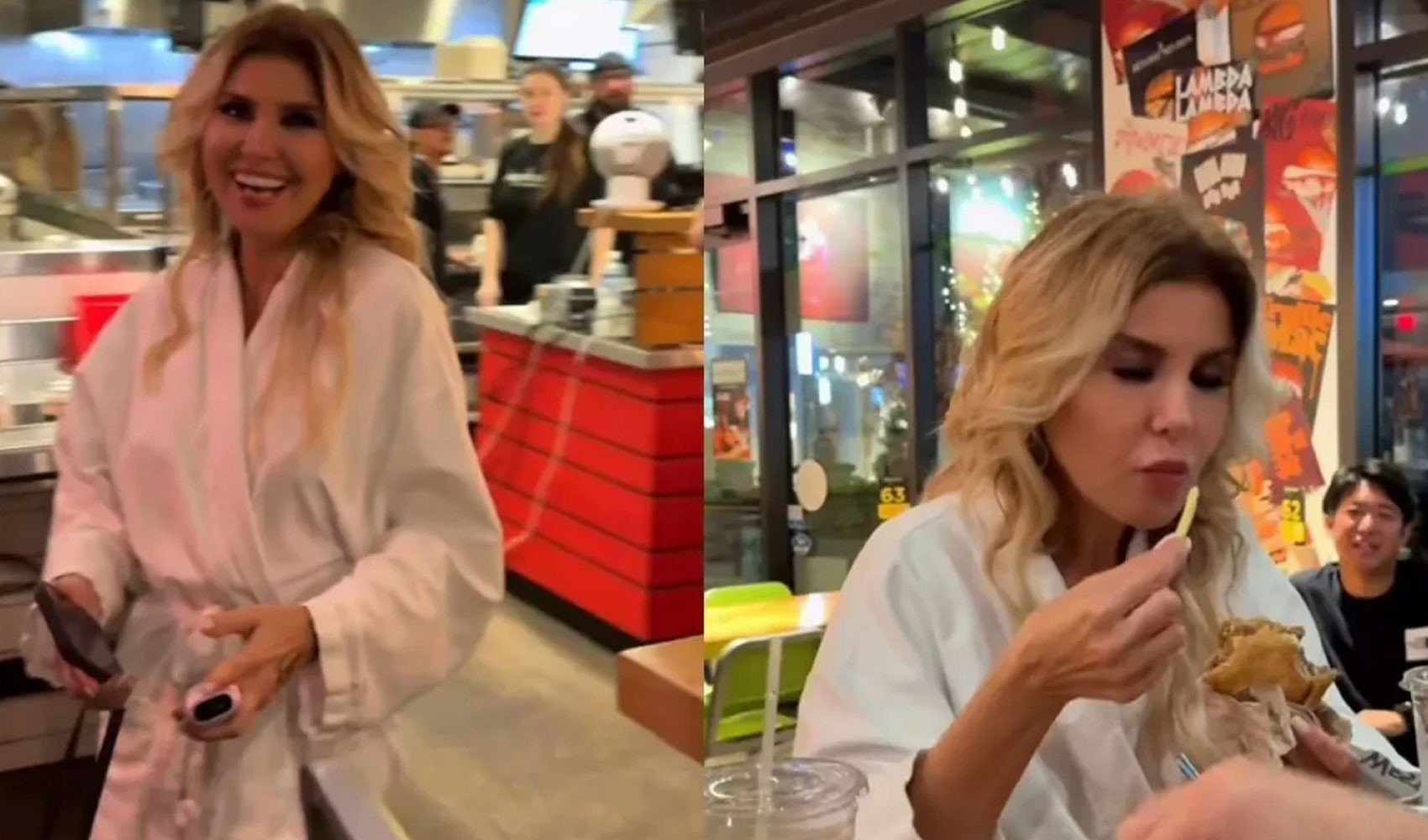 Gülben Ergen ABD'de bornozla gezintiye çıktı