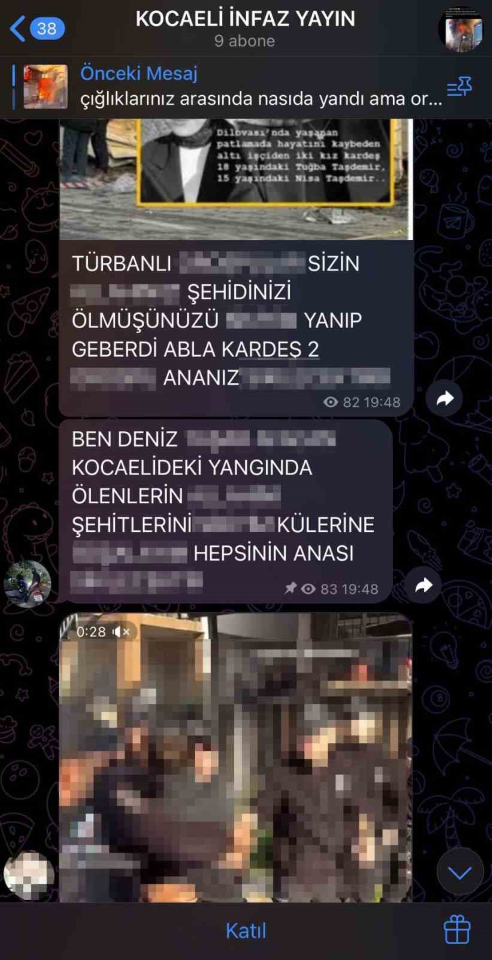 Kocaeli’deki yangın faciasında hayatını kaybedenlere küfür ettiler! Skandal mesajlar ortaya çıktı…
