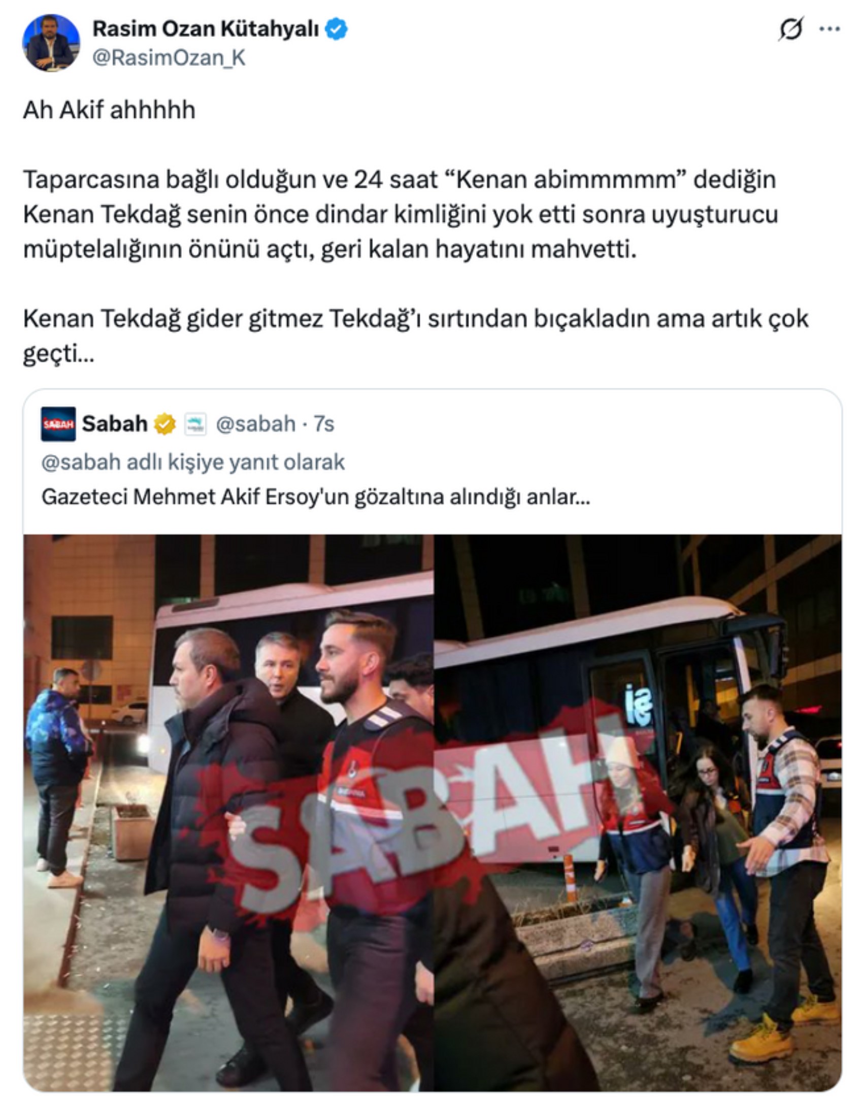 Rasim Ozan Kütahyalı’dan dikkat çeken Mehmet Akif Ersoy sözleri! O ismi suçladı...