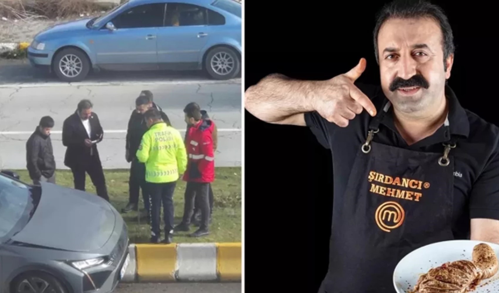 Şırdancı Mehmet trafik kazasına karıştı