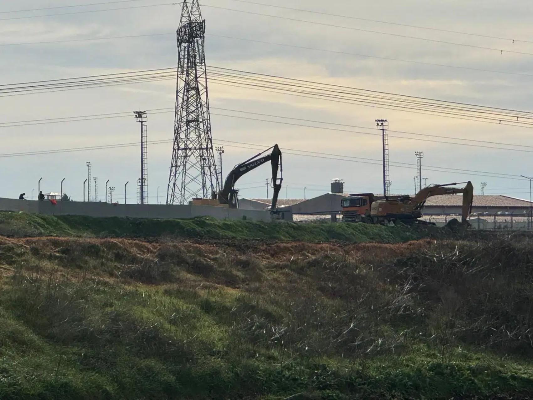 Silivri Cezaevi'ne yapılacak duruşma salonunun inşaatından ilk görüntüler