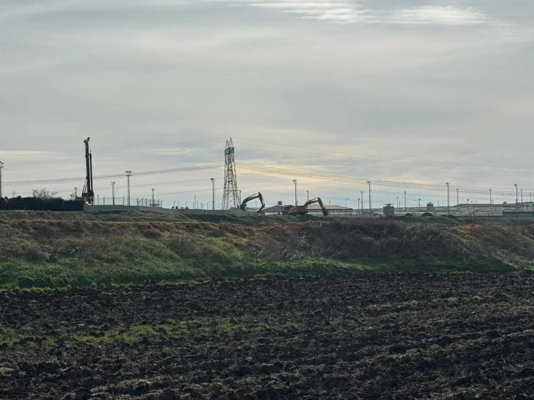 Silivri Cezaevi'ne yapılacak duruşma salonunun inşaatından ilk görüntüler