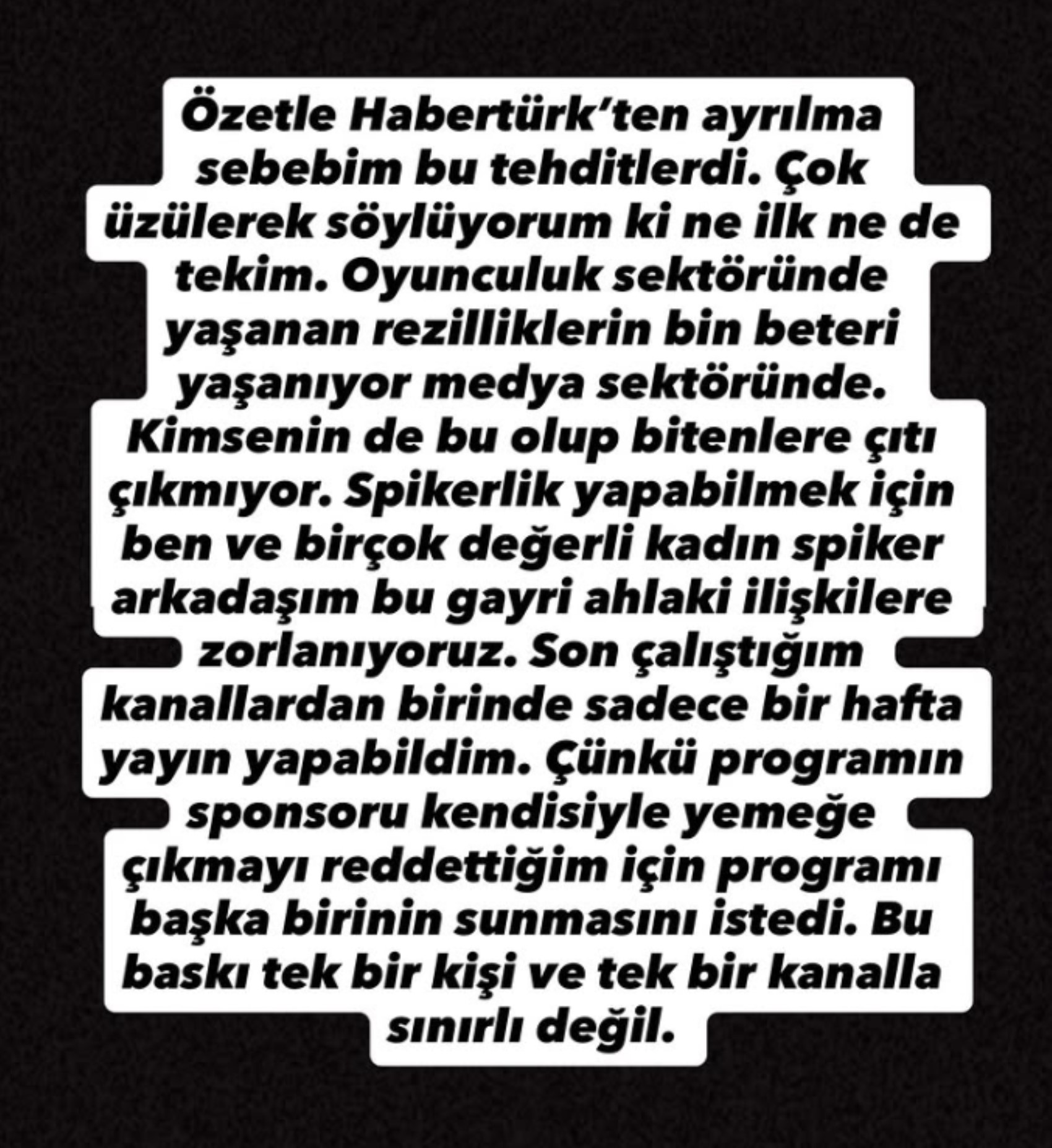 Eski Habertürk spikeri Nur Köşker'den Mehmet Akif Ersoy hakkında bomba iddialar! 'Çok uzun süreli bir taciz süreci var'