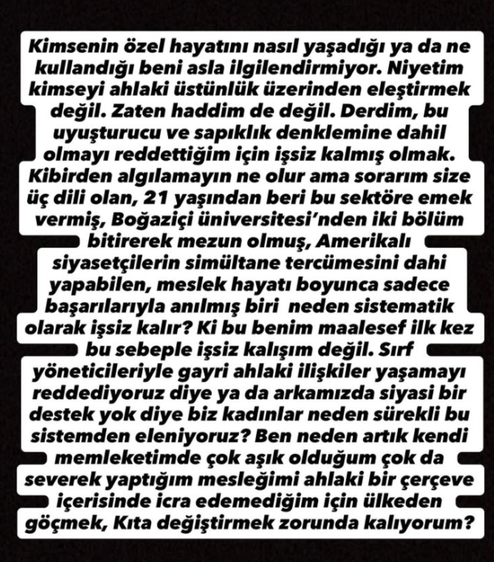Eski Habertürk spikeri Nur Köşker'den Mehmet Akif Ersoy hakkında bomba iddialar! 'Çok uzun süreli bir taciz süreci var'