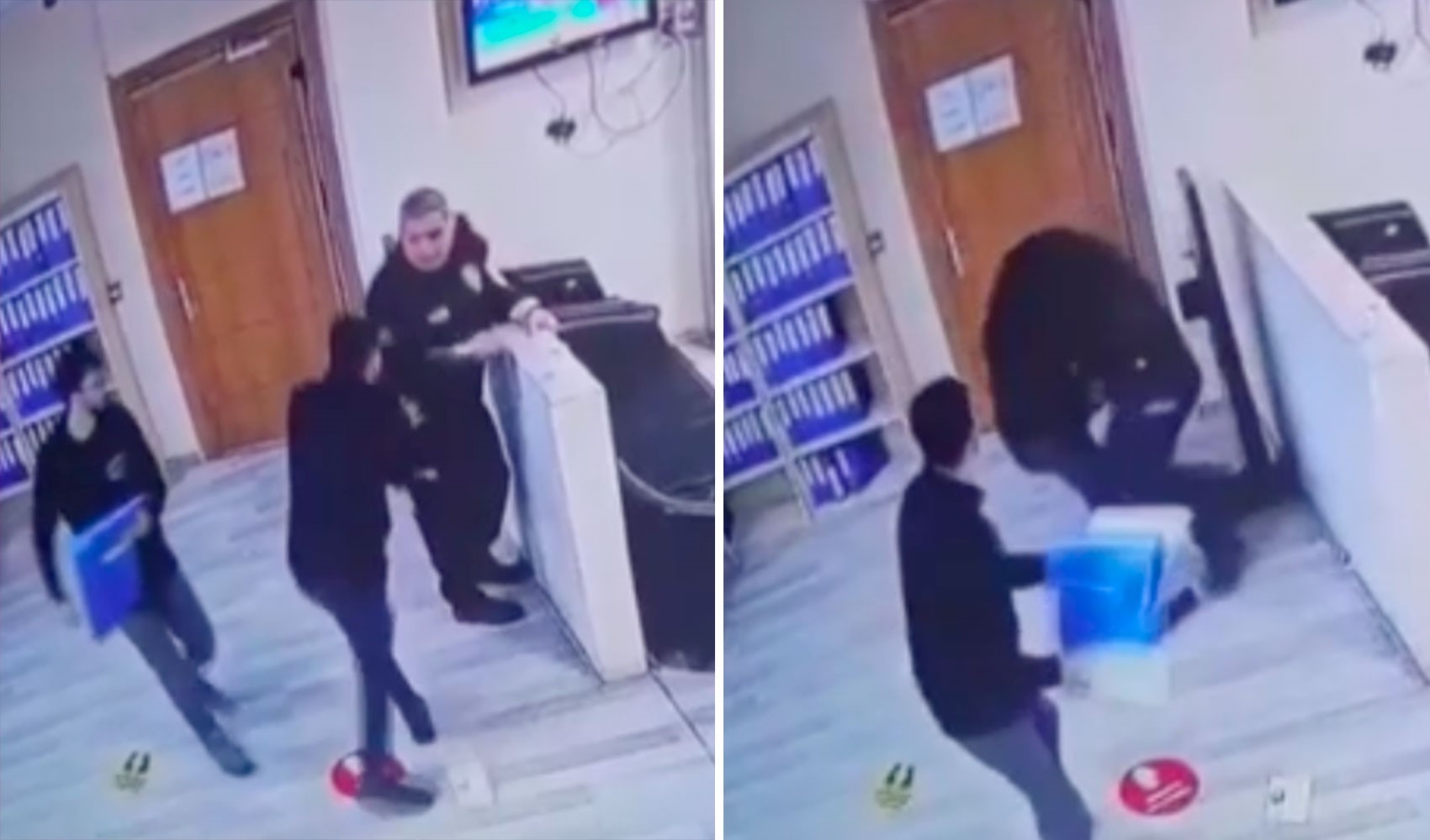 Polis merkezinde hareketli dakikalar: Önce bekçiye saldırdı, sonra silahını almaya çalıştı!