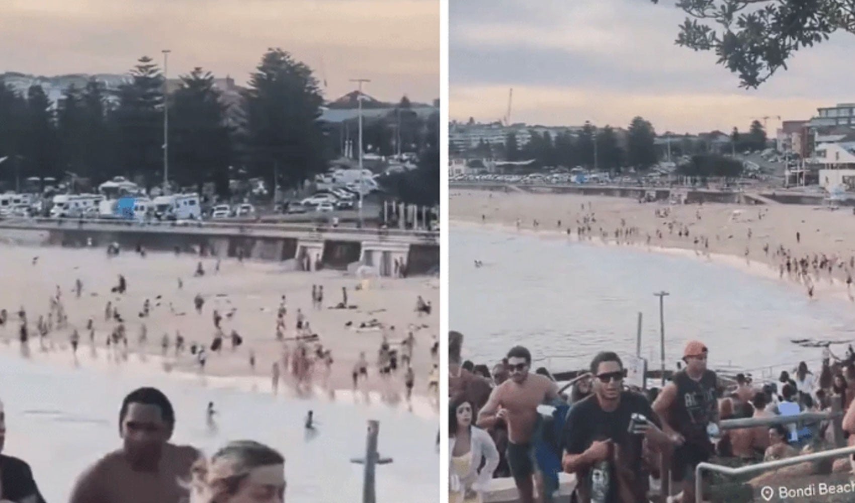 Avustralya'daki plaj saldırısının görüntüleri ortaya çıktı