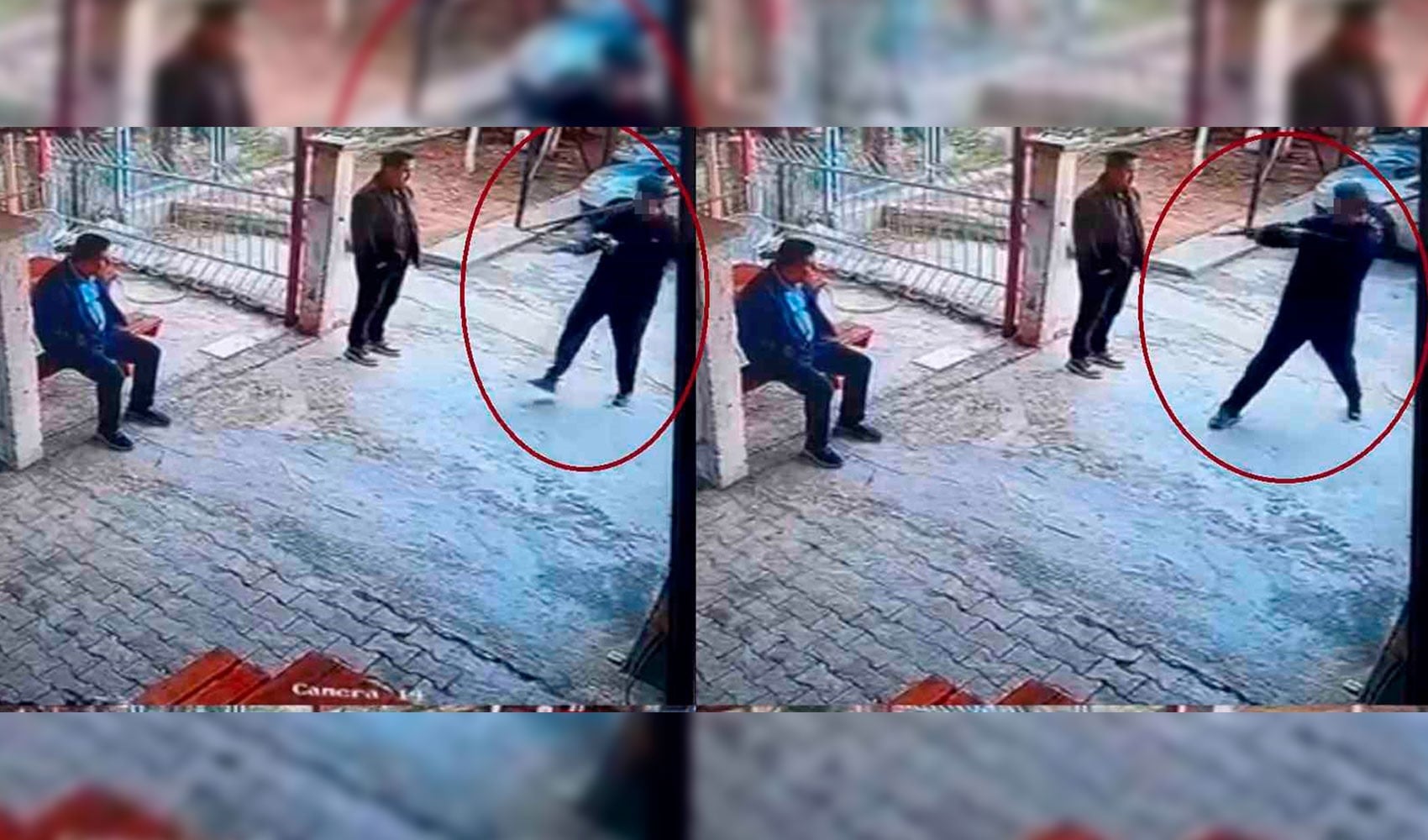 Mersin'deki dehşet anları kamerada: 12 yaşındaki öğrenci okul bahçesinde müdürü tüfekle vurdu