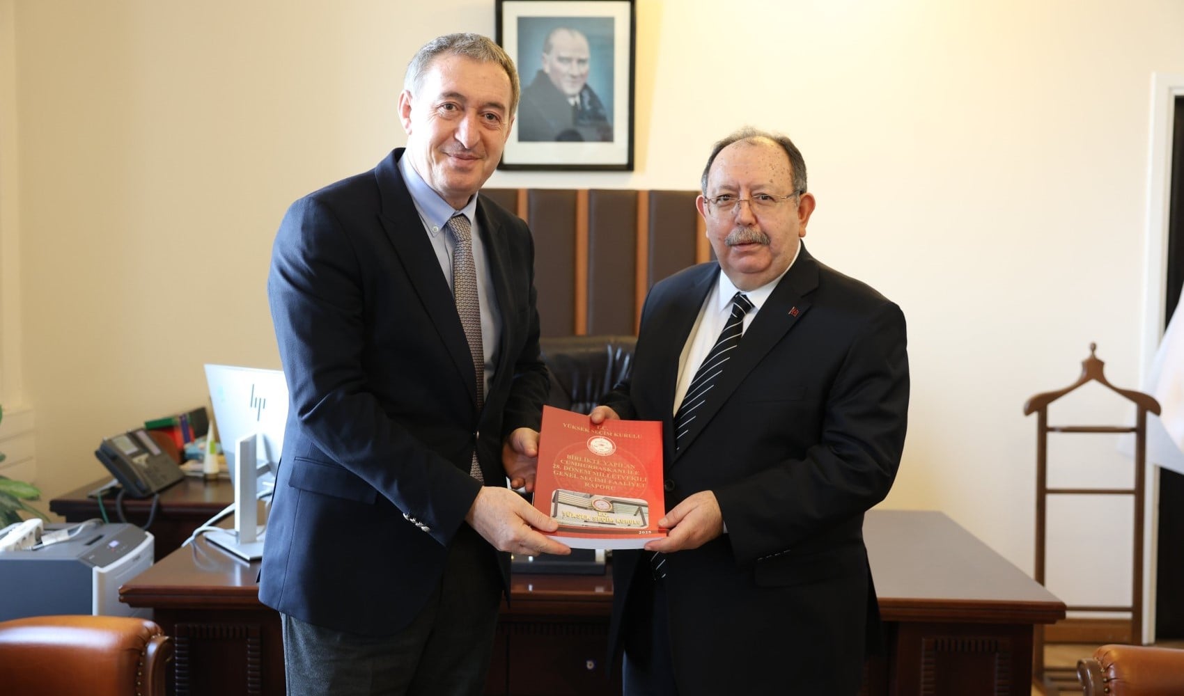 YSK Başkanı Yener'den DEM Parti Eş Genel Başkanı Bakırhan'a ziyaret