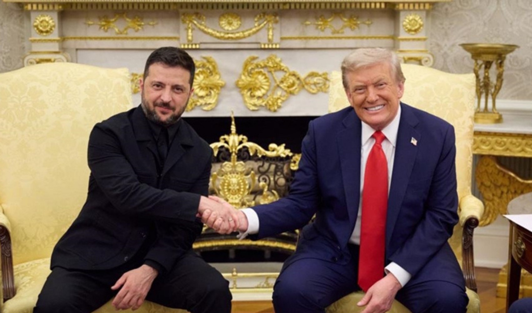 Trump ve Zelenskiy bir araya geldi
