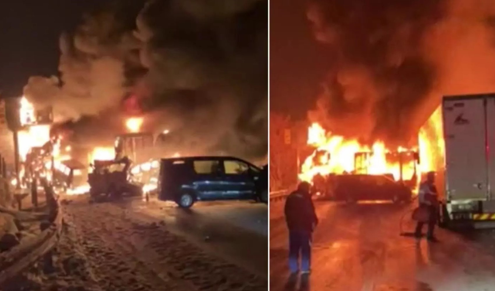 Arnavutköy'de 4 katlı binada baca yangını