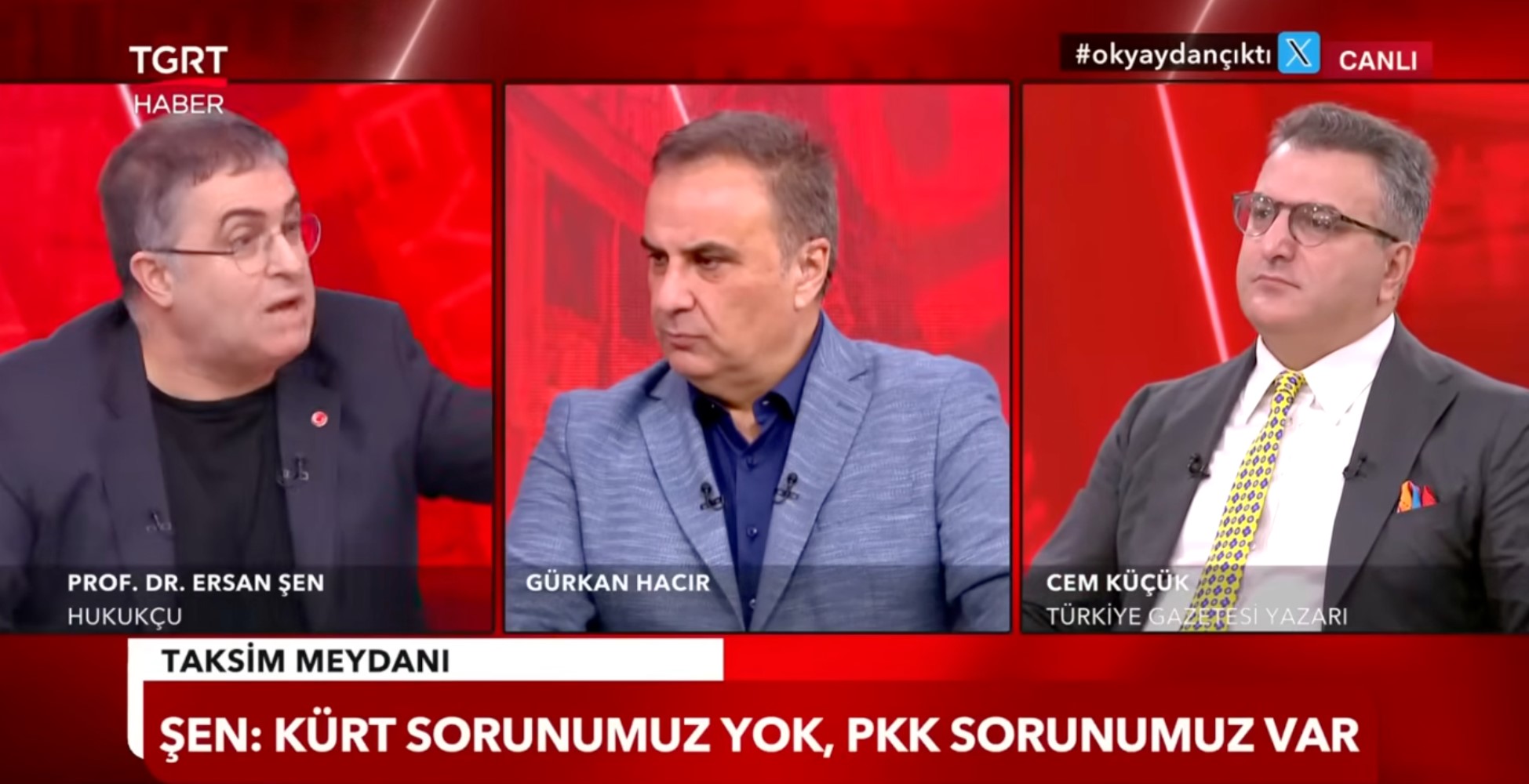 Yandaş kanalda tansiyon yükseldi: Ersan Şen ve Cem Küçük arasında İmralı kavgası
