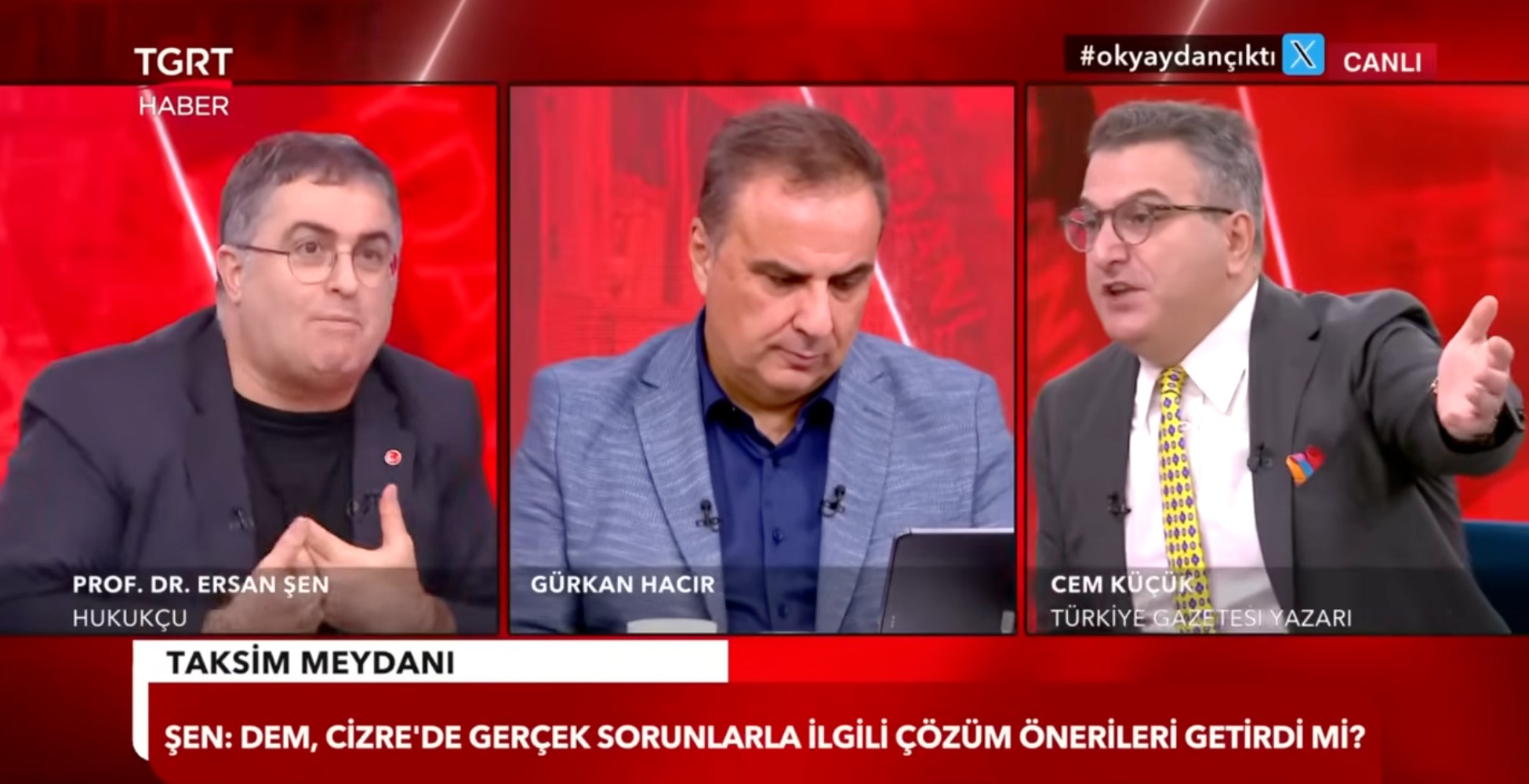 Yandaş kanalda tansiyon yükseldi: Ersan Şen ve Cem Küçük arasında İmralı kavgası