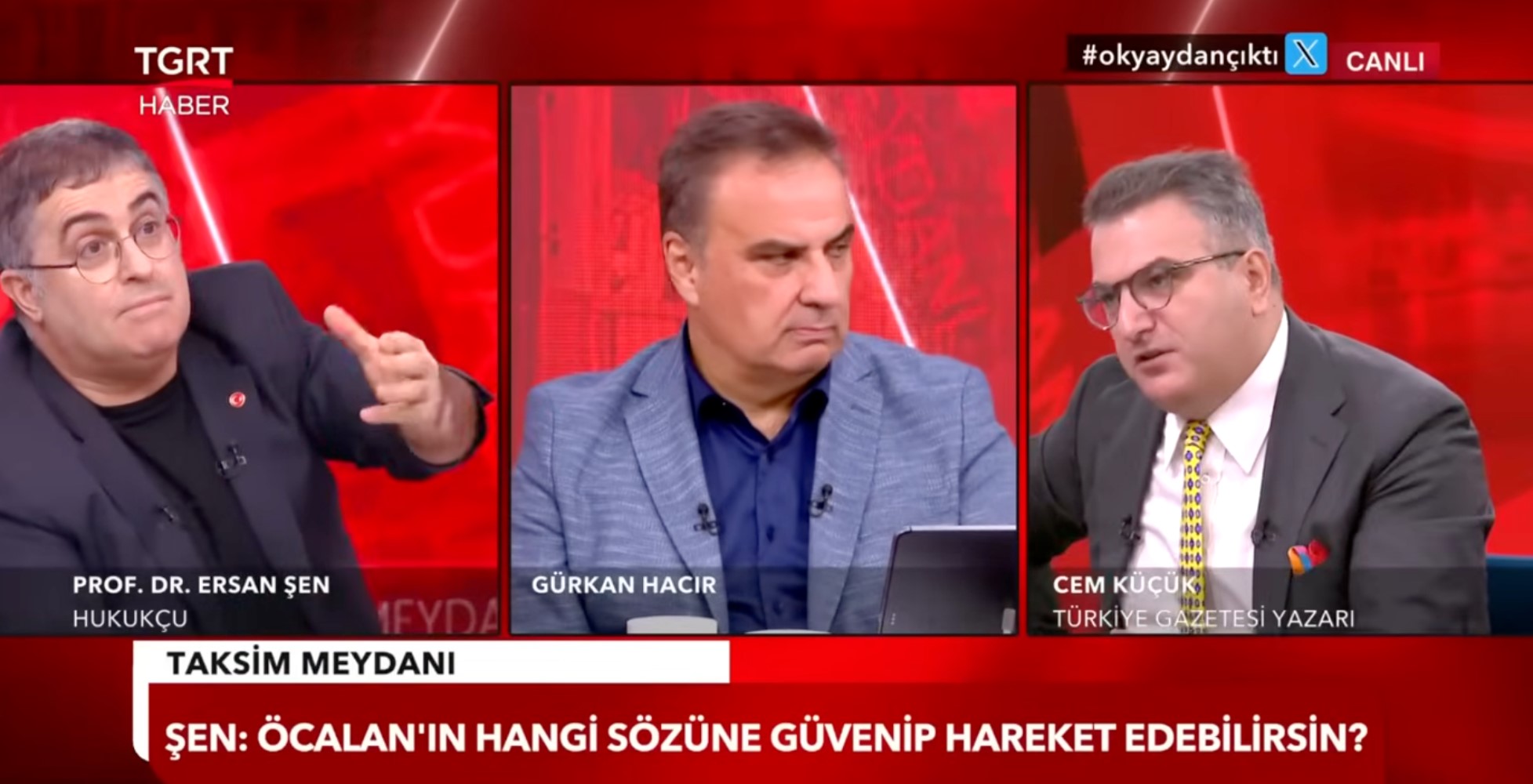 Yandaş kanalda tansiyon yükseldi: Ersan Şen ve Cem Küçük arasında İmralı kavgası