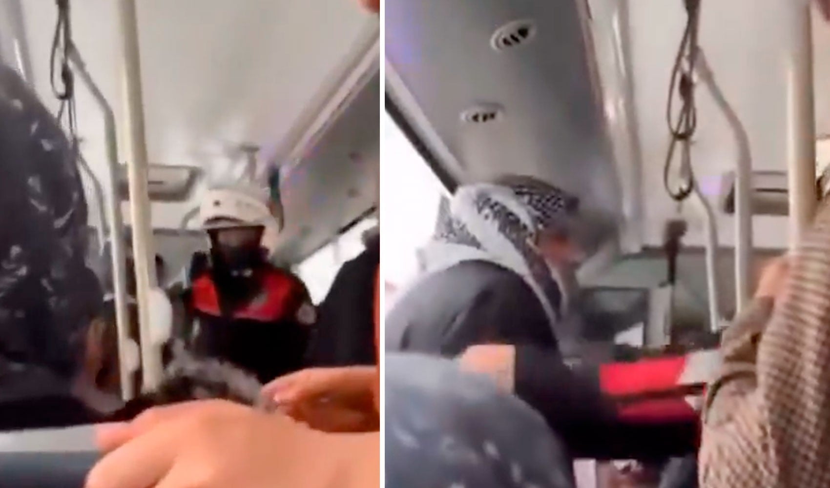 Erdoğan'a hakaret ettiği öne sürülen şahıs otobüste gözaltına alındı