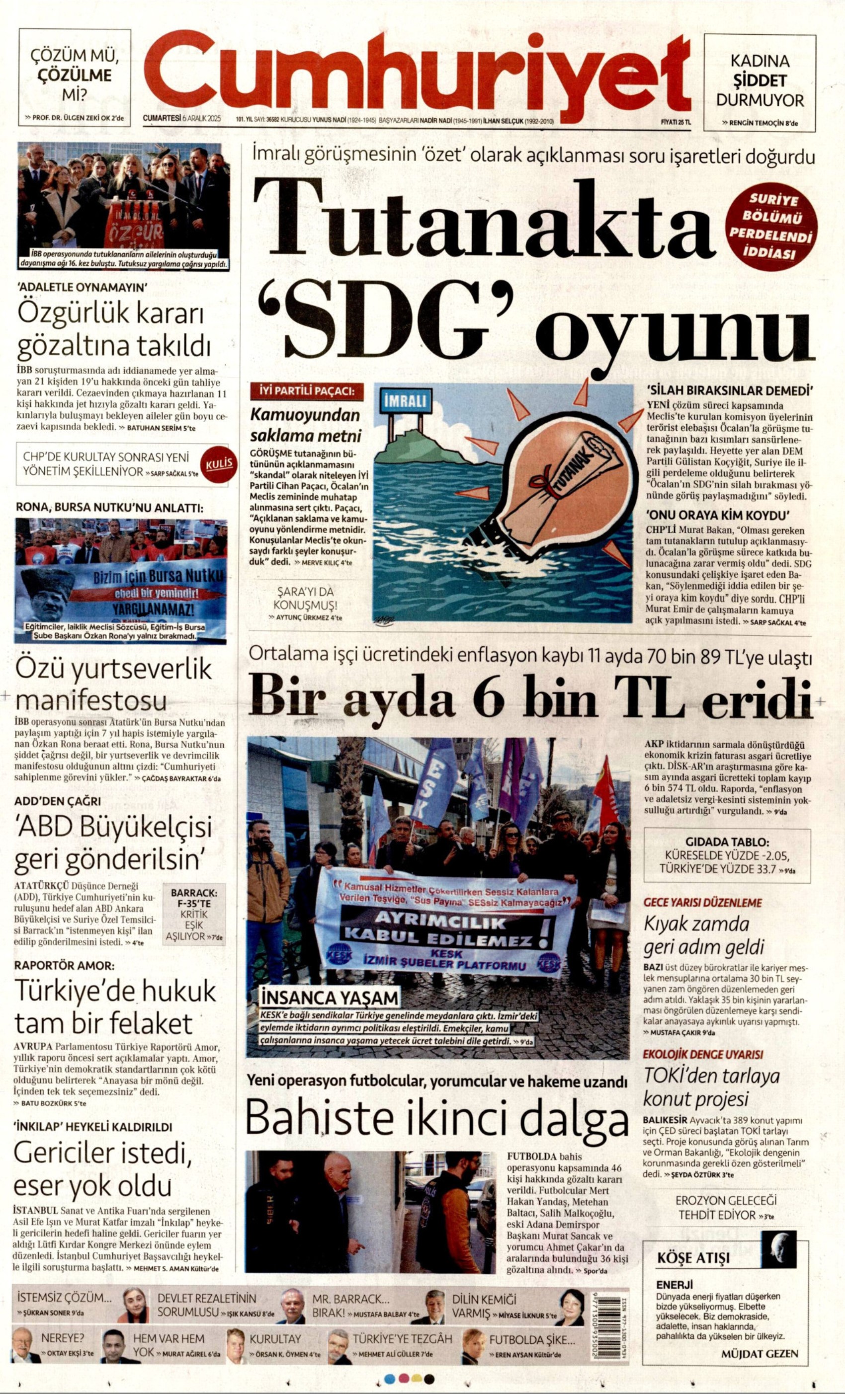 46 kişi gözaltına alınmıştı: Gazeteler, bahis skandalında 2. dalga operasyonunu nasıl gördü? (6 Aralık 2025 gazete manşetleri)