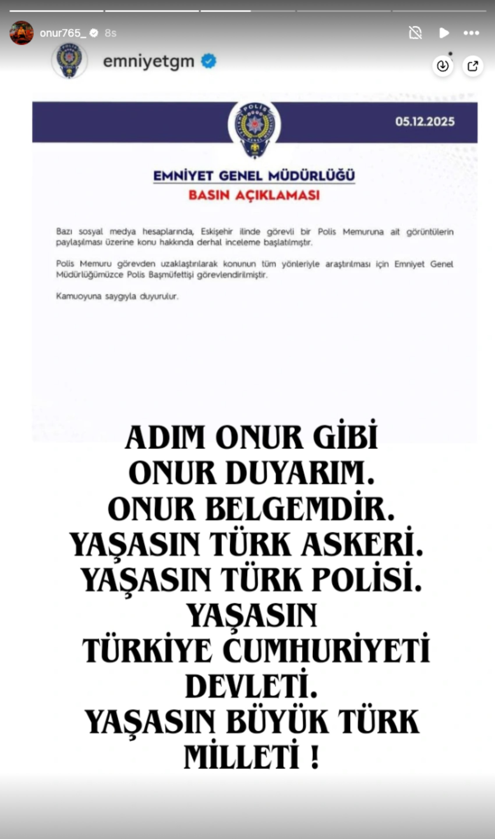 Açılım sürecini eleştirdiği için açığa alınan polis memurundan ilk açıklama! 'FETÖ' iddialarına yanıt verdi