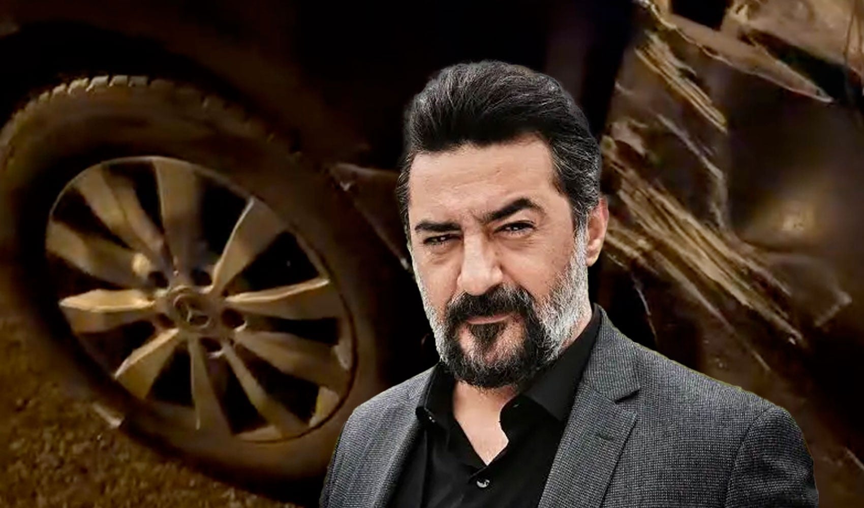 Celil Nalçakan trafik kazası geçirdi