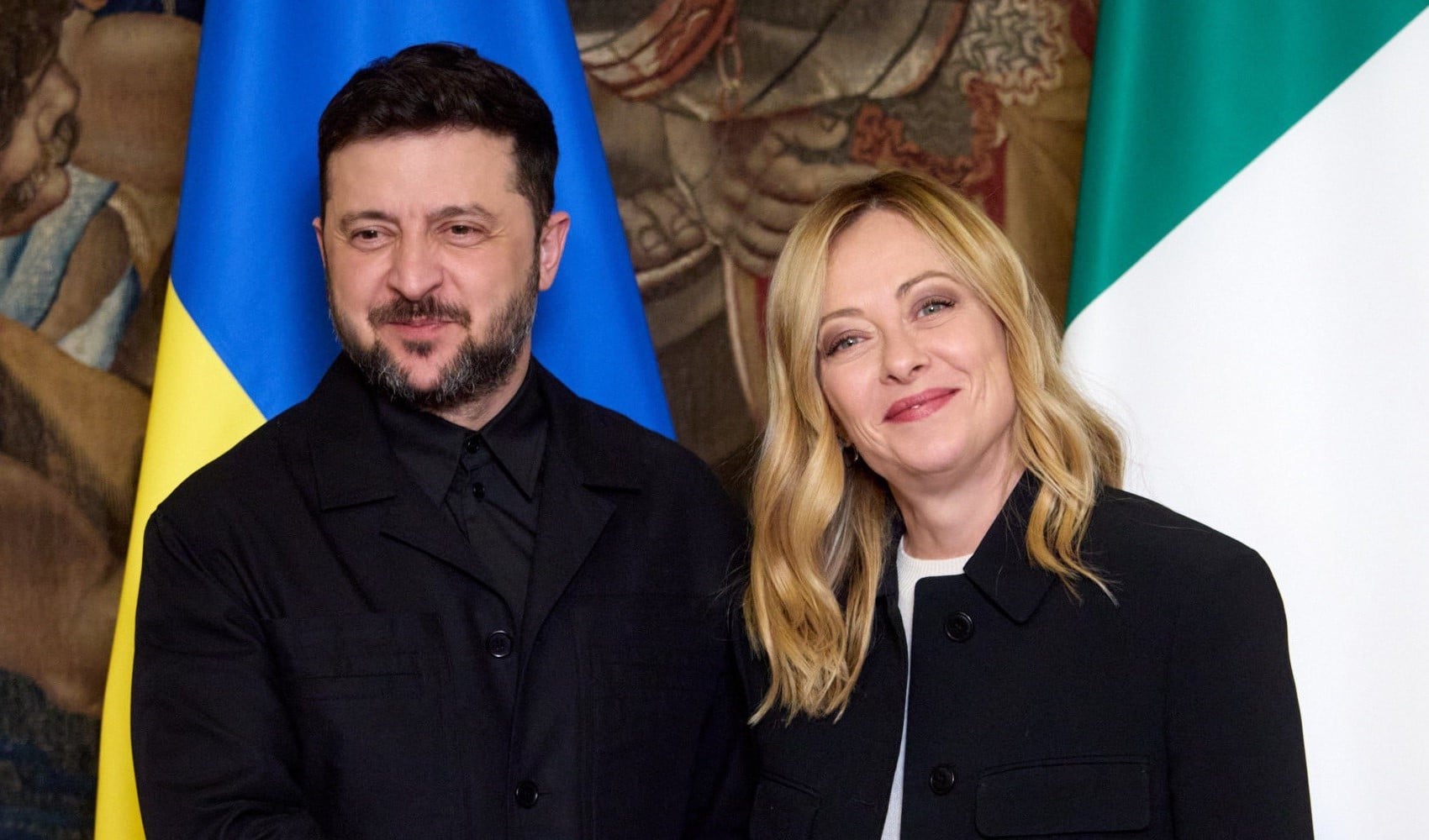 Zelenskiy, İtalya Başbakanı Meloni ile bir araya geldi