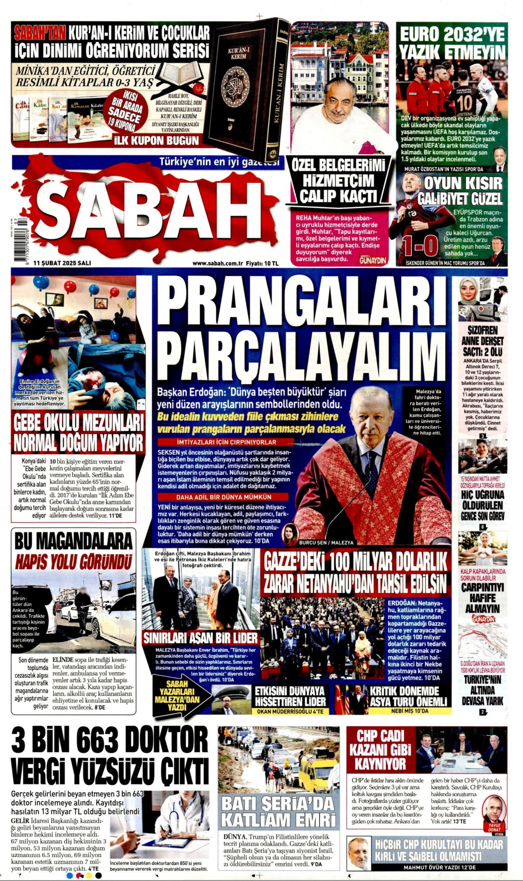 11 Şubat 2025 gazete manşetleri: Gazeteler, Mansur Yavaş'ın ön seçim kararını ve CHP'ye kurultay soruşturmasını nasıl gördü?