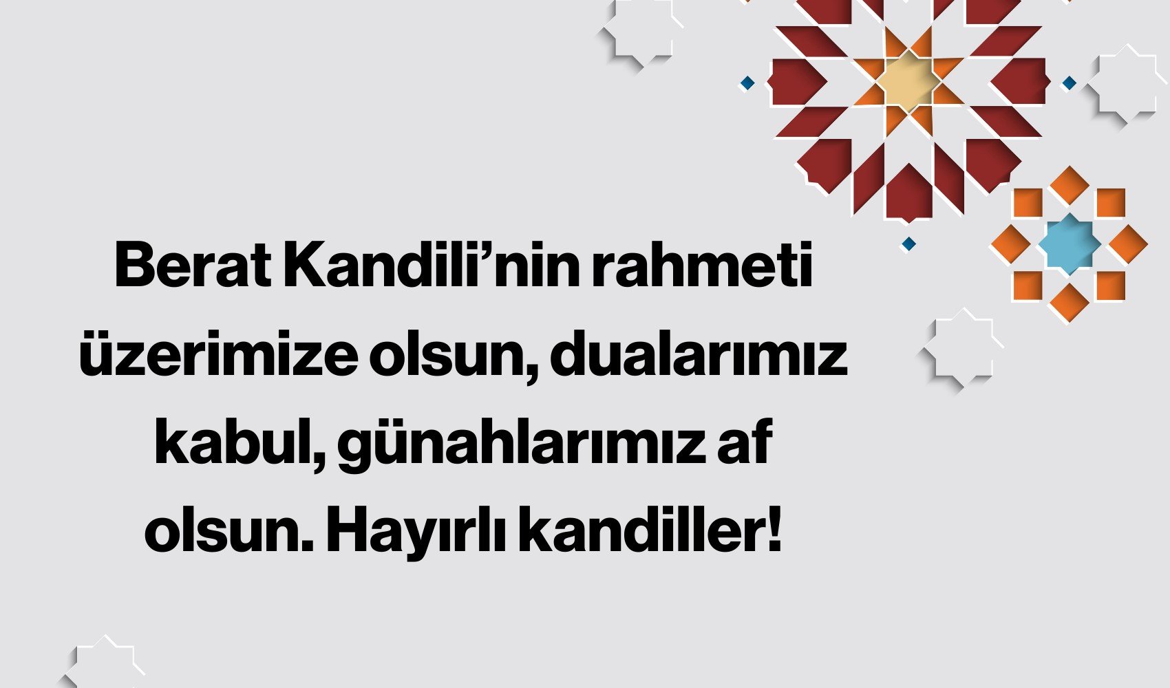 Berat gecesi ne zaman? 2025 Berat kandili ne zaman? Aileye, akrabalara, dostlara göndermek için resimli Berat kandili mesajları