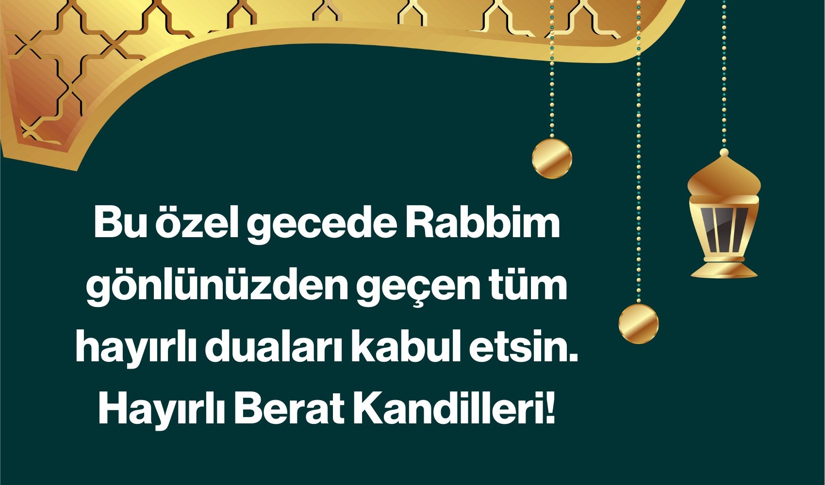 Berat gecesi ne zaman? 2025 Berat kandili ne zaman? Aileye, akrabalara, dostlara göndermek için resimli Berat kandili mesajları