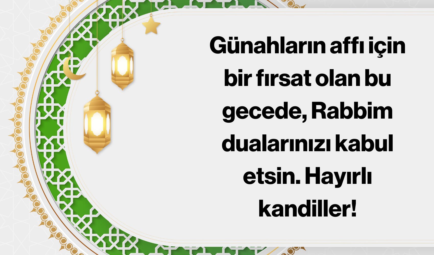 Berat gecesi ne zaman? 2025 Berat kandili ne zaman? Aileye, akrabalara, dostlara göndermek için resimli Berat kandili mesajları