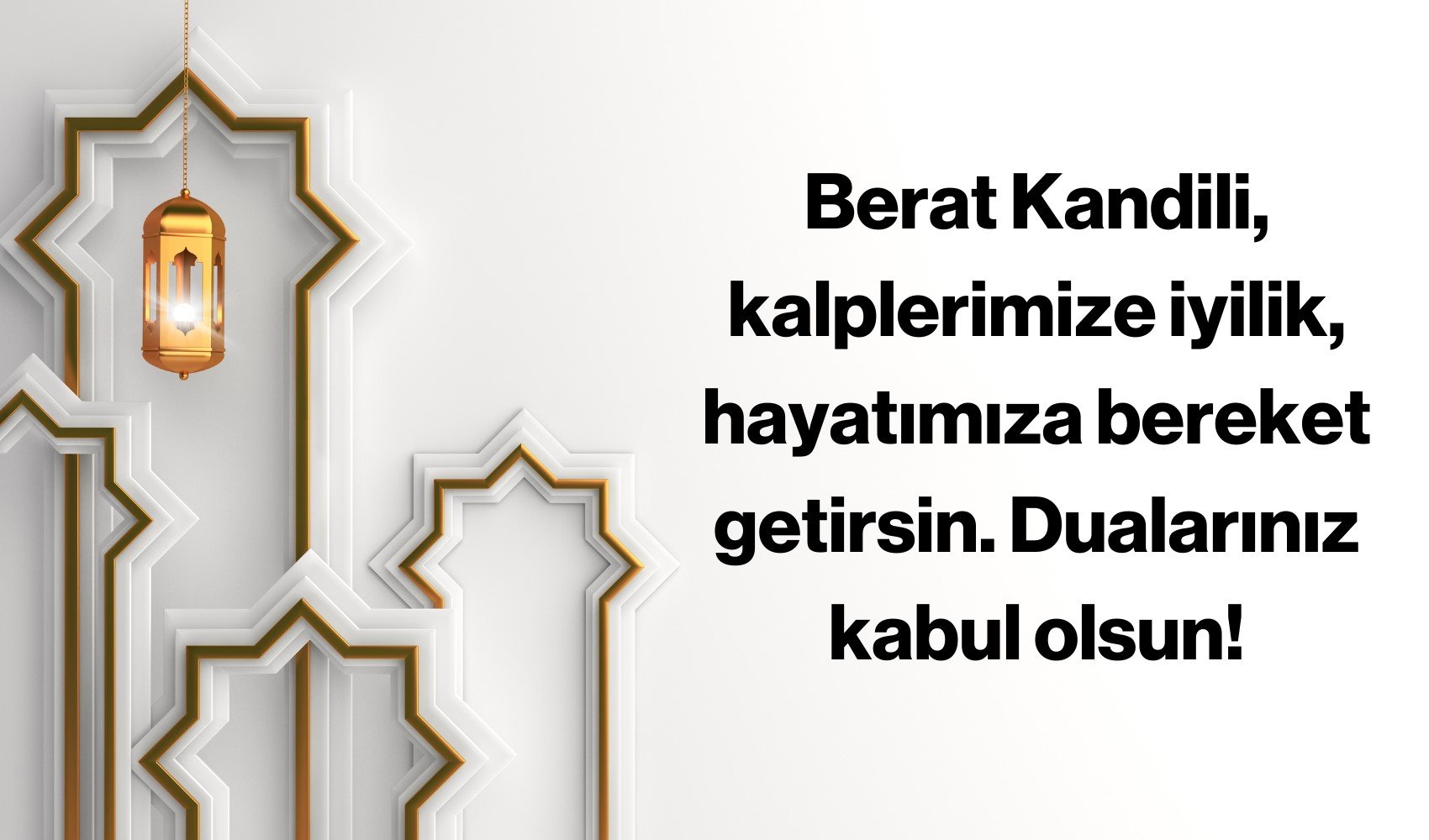 Berat gecesi ne zaman? 2025 Berat kandili ne zaman? Aileye, akrabalara, dostlara göndermek için resimli Berat kandili mesajları