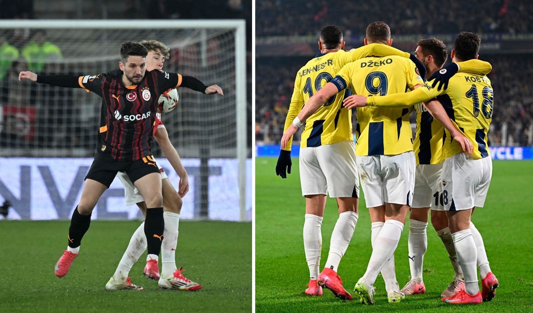 Avrupa'da Fenerbahçe farklı kazandı, Galatasaray kaybetti